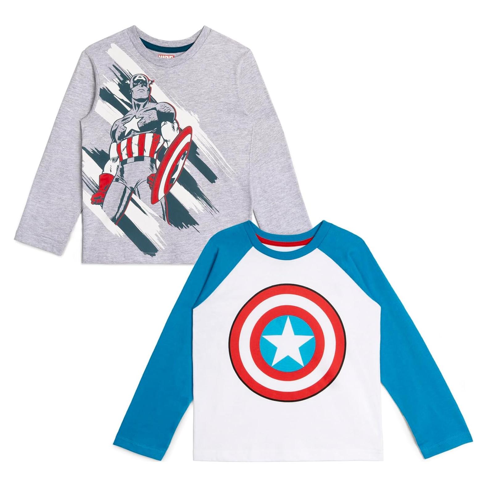 Camisetas de Manga Larga Marvel Avengers para Niños 3T