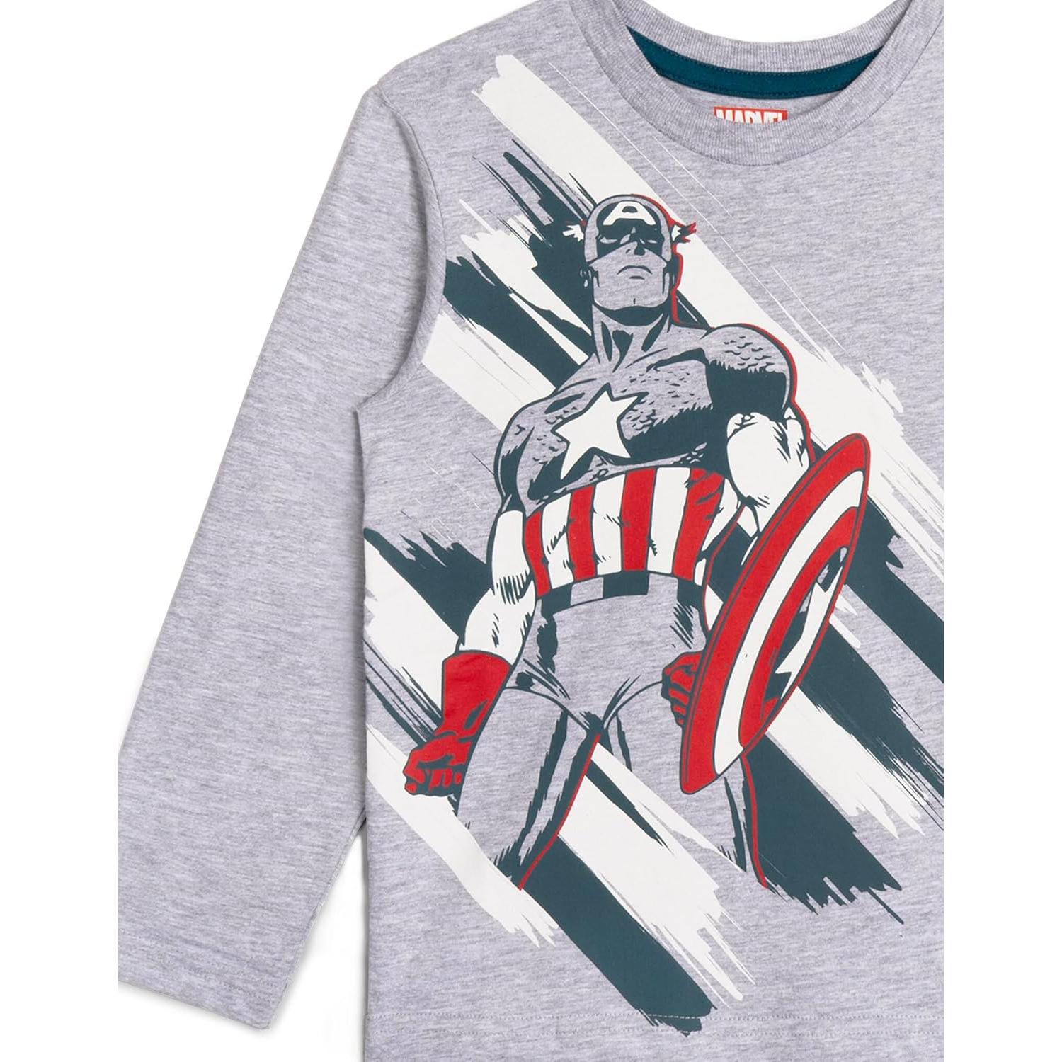 Camisetas de Manga Larga Marvel Avengers para Niños 3T