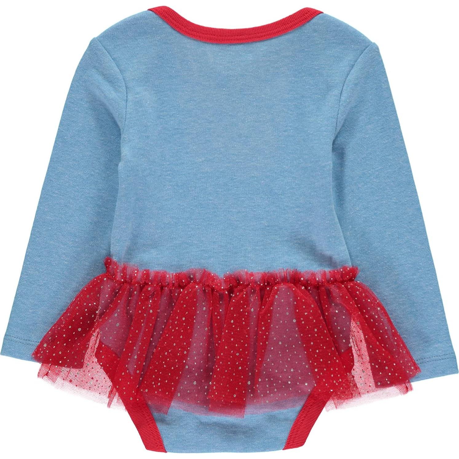 Mono de Manga Larga para Niñas Capitán América 3-6 Meses