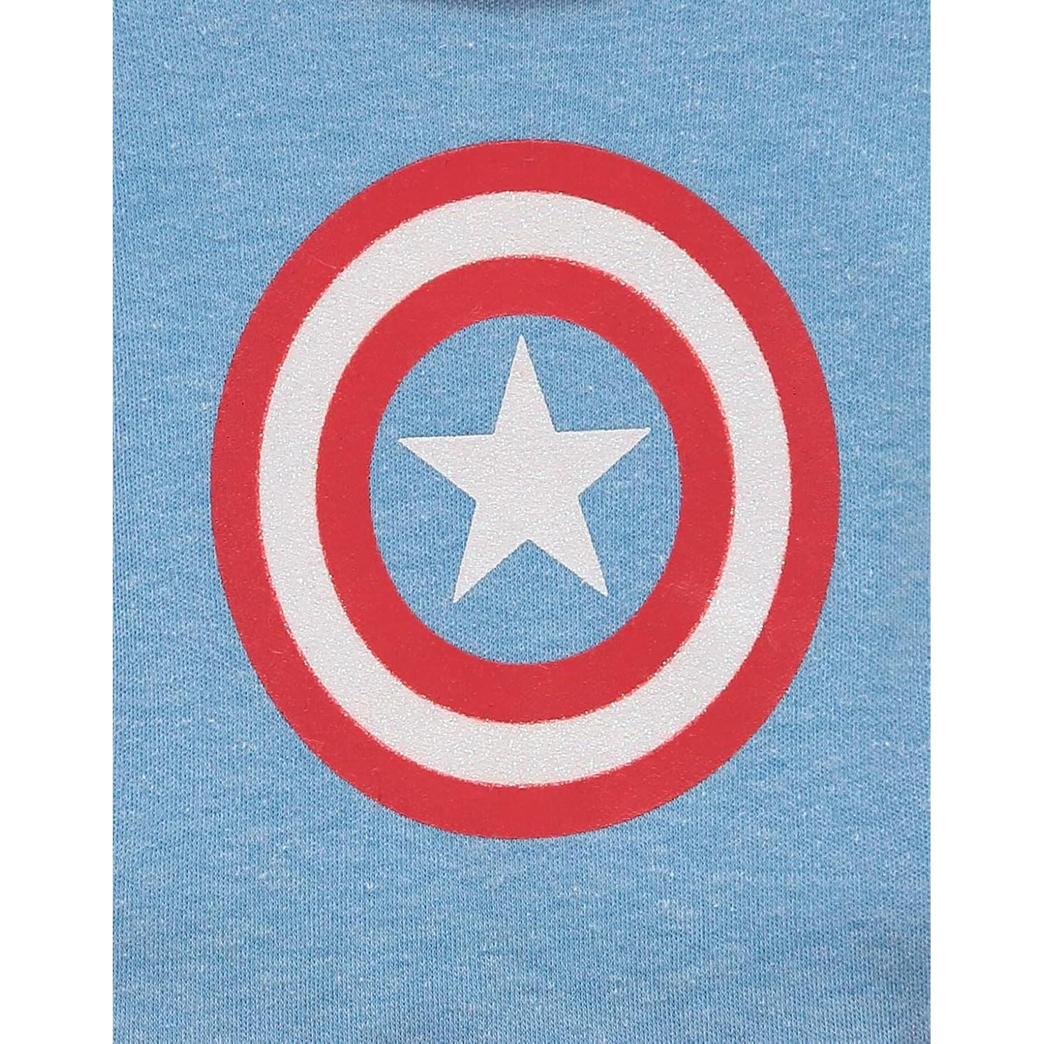 Mono de Manga Larga para Niñas Capitán América 3-6 Meses