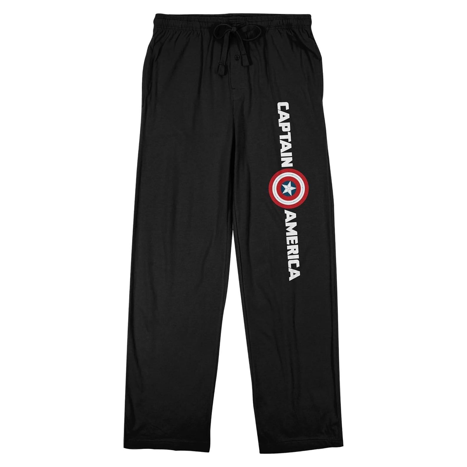 Pantalones de Pijama Negros Hombre Captain America X-Large