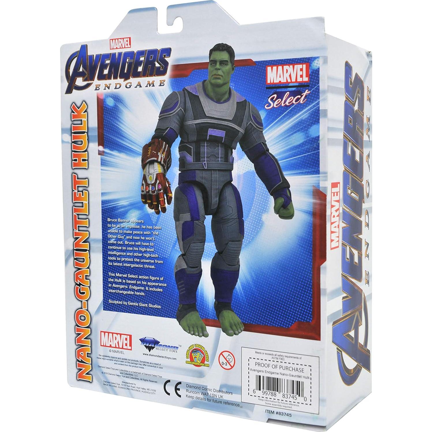 Figura de Acción Hulk Marvel Select 23 cm 16 Puntos Articulación