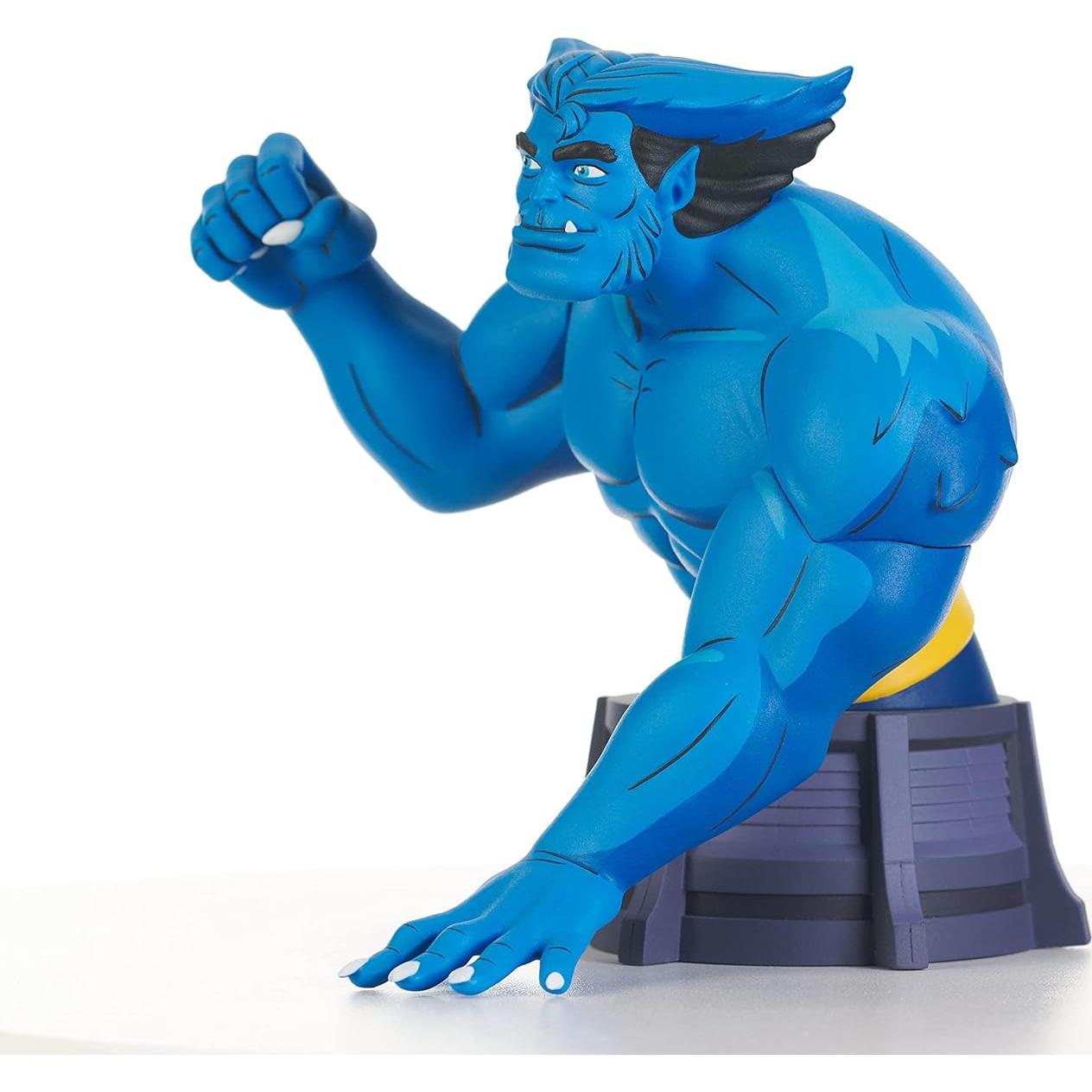 Bust de Bestia Marvel Animado X-Men 15.24 cm Edición Limitada