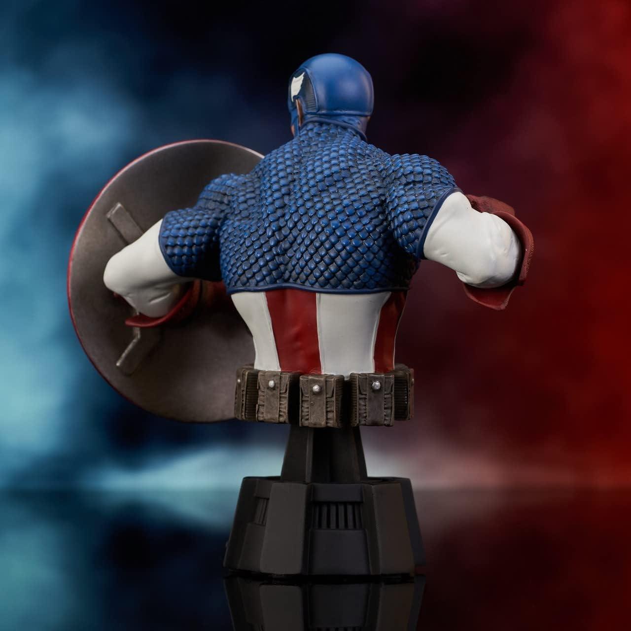 Bust de resina Captain America Diamond Select 15.24 cm