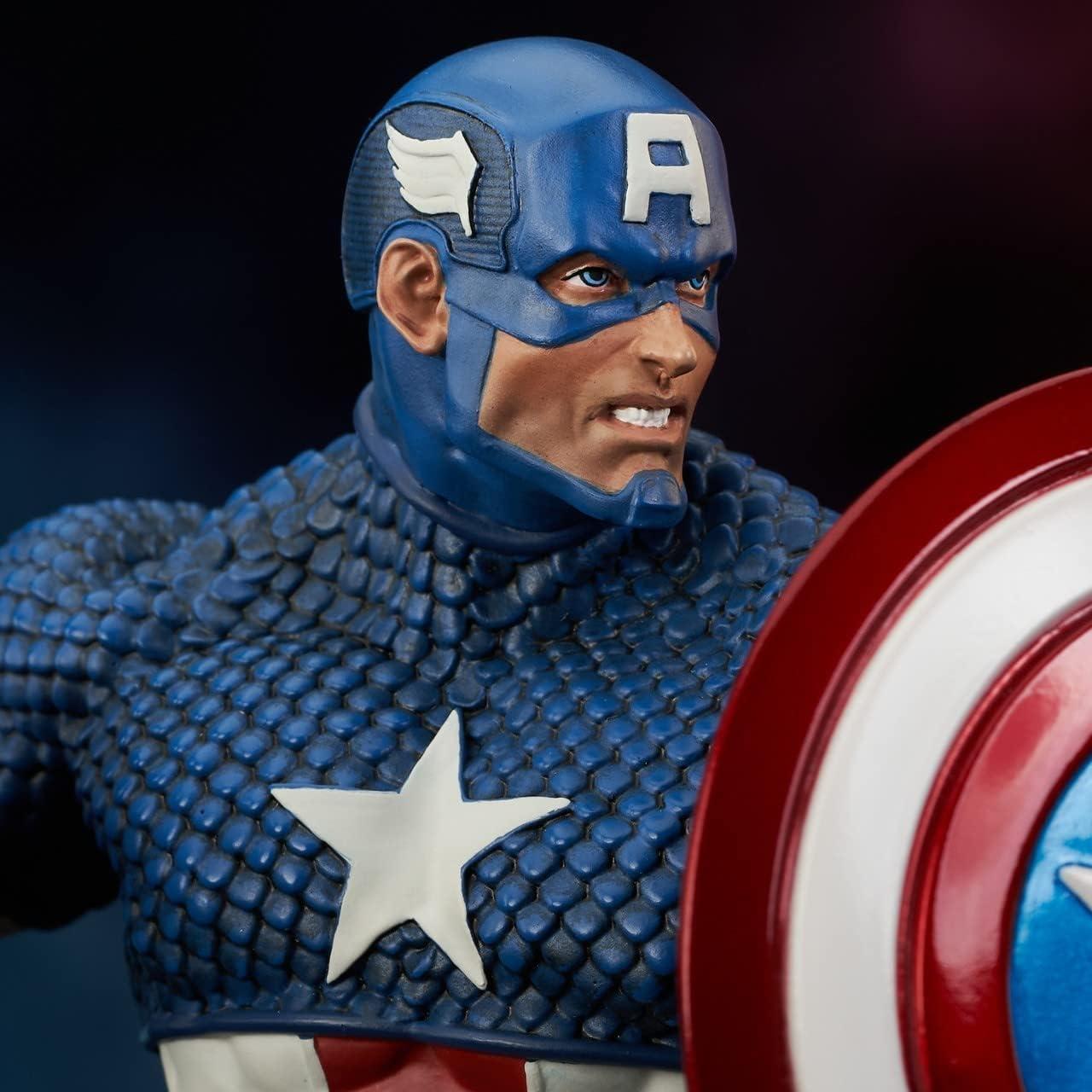 Bust de resina Captain America Diamond Select 15.24 cm