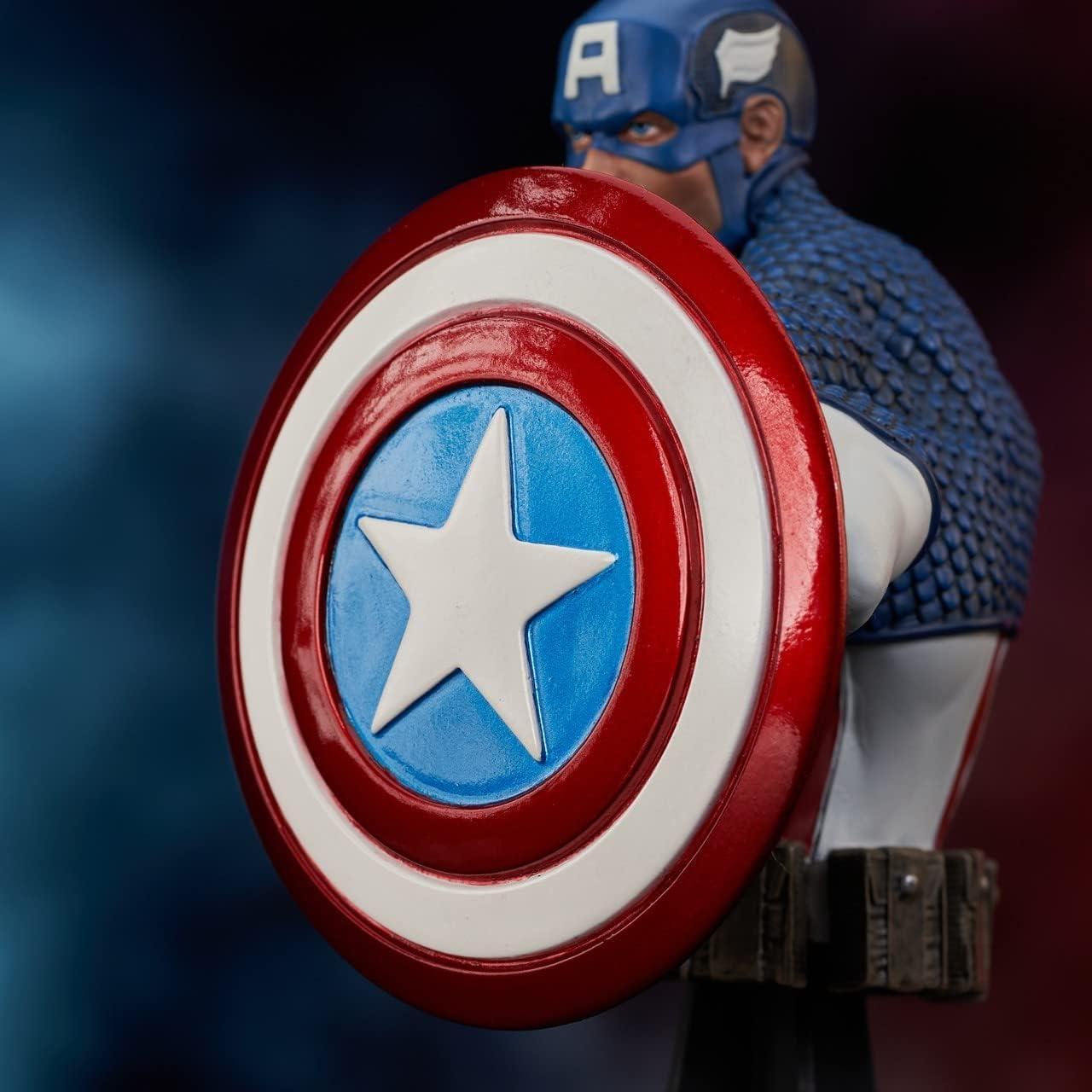 Bust de resina Captain America Diamond Select 15.24 cm