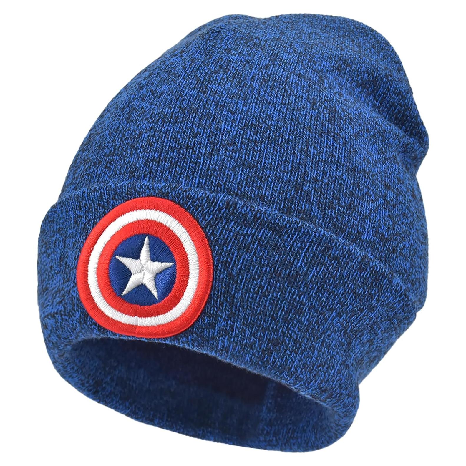 Gorro de lana Capitán América Marvel - Talla única - Azul marino