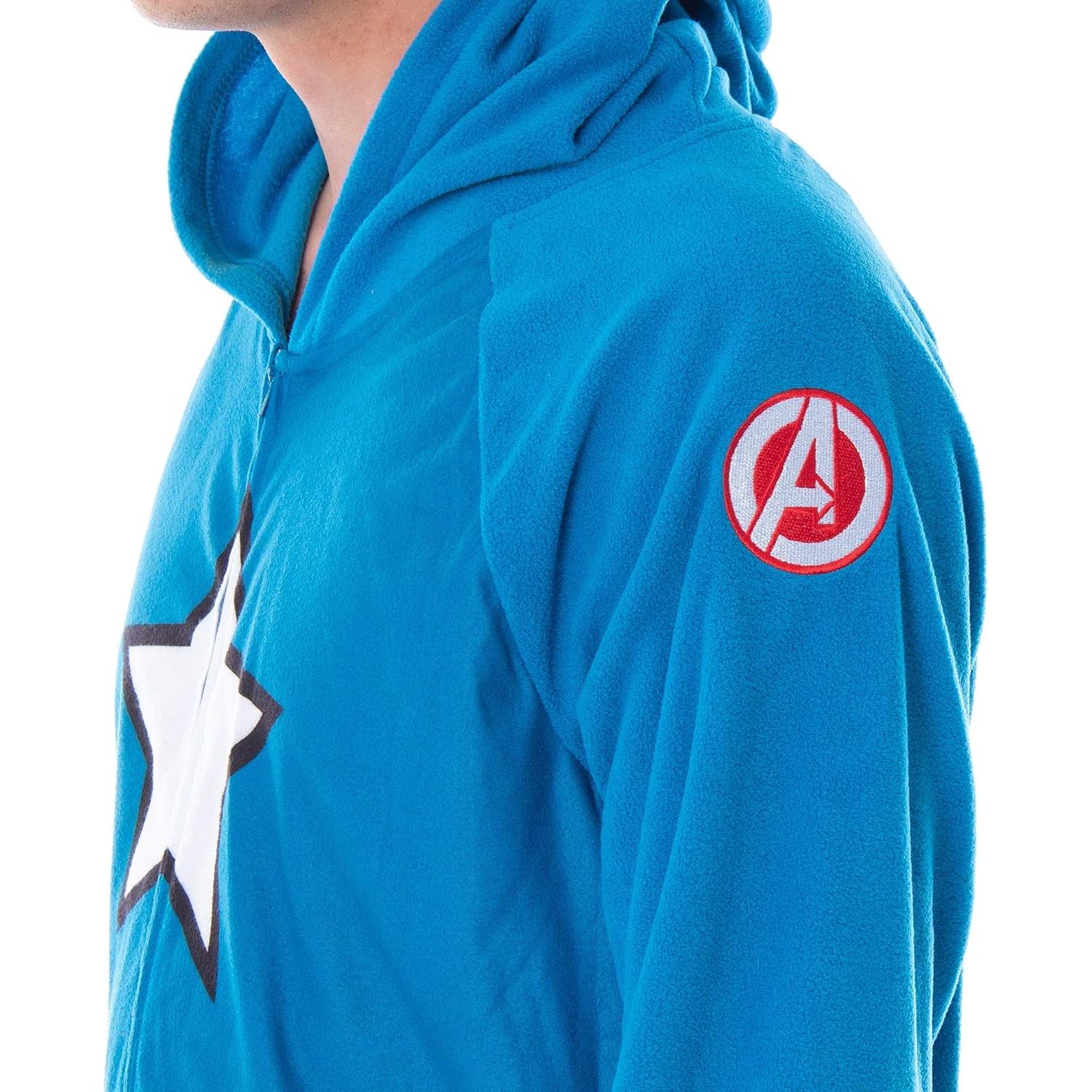 Pijama de Una Pieza Capitán América Marvel para Hombre