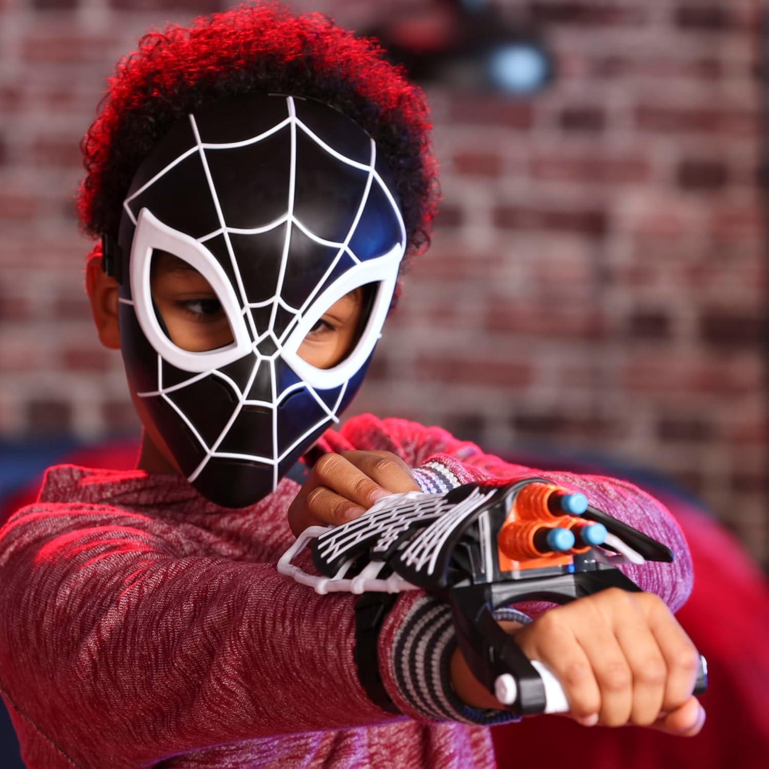 Juguete de Rol Spider-Man Symbiote Hasbro con Máscara y Blaster