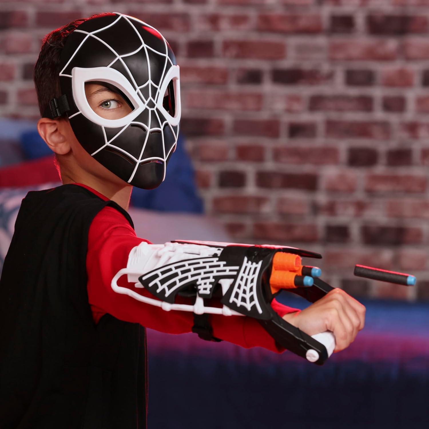 Juguete de Rol Spider-Man Symbiote Hasbro con Máscara y Blaster