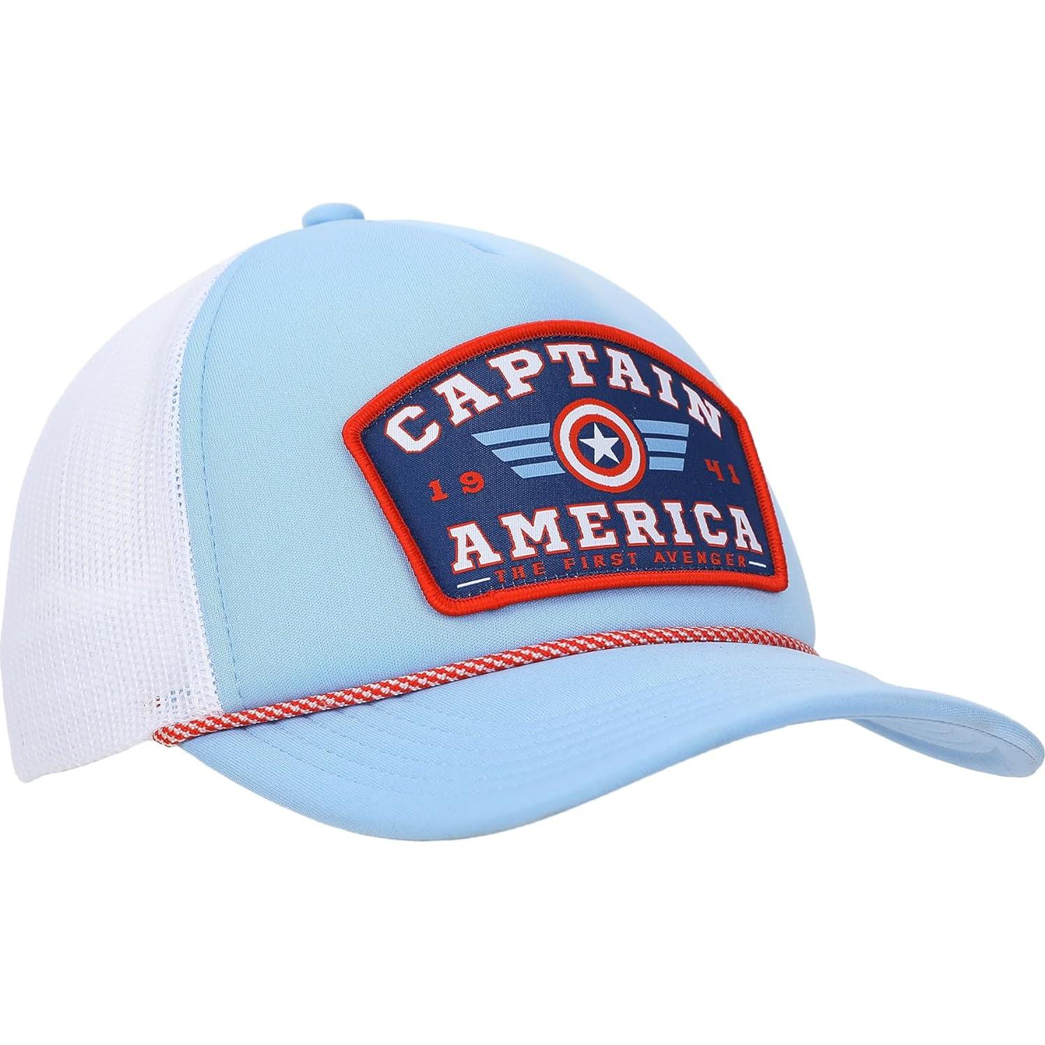 Gorra Trucker Azul Capitán América Marvel Unisex