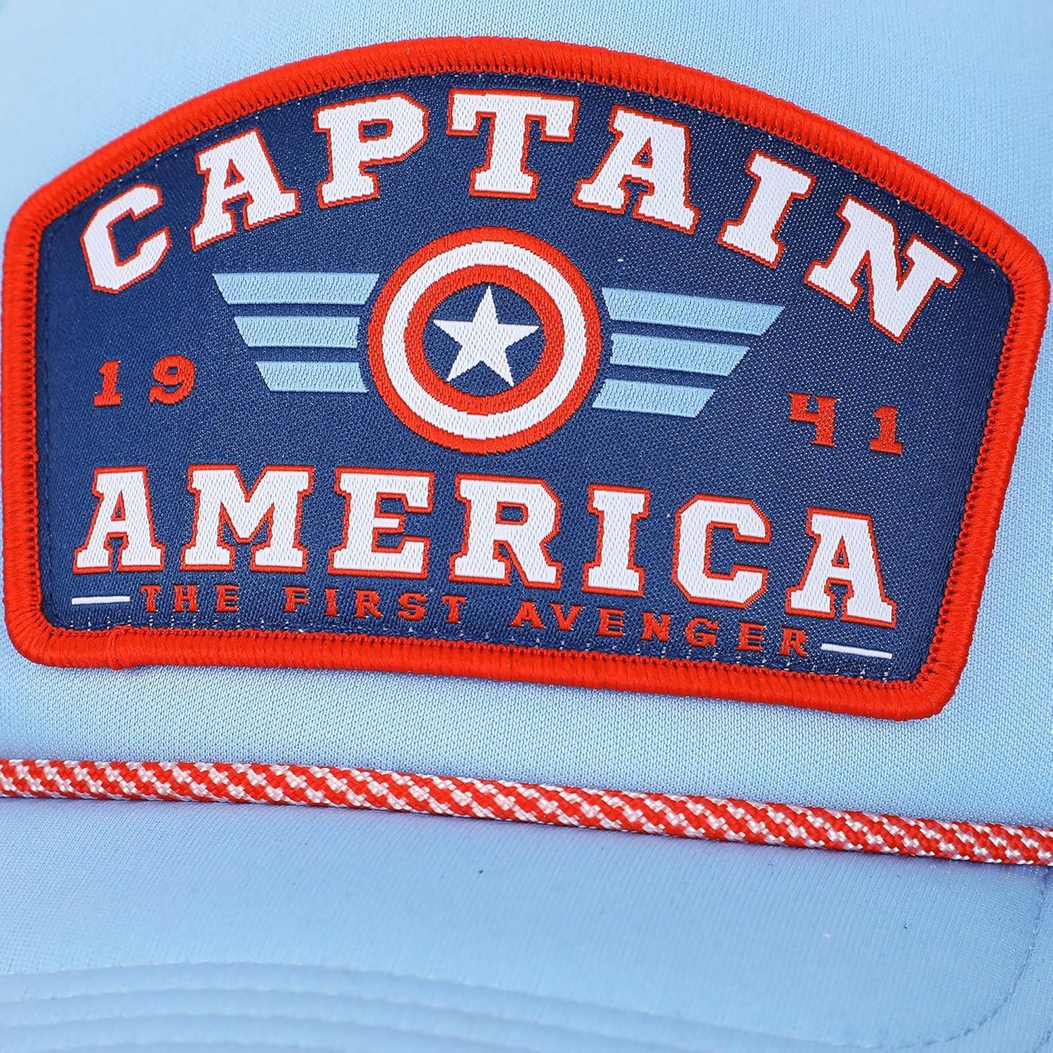 Gorra Trucker Azul Capitán América Marvel Unisex