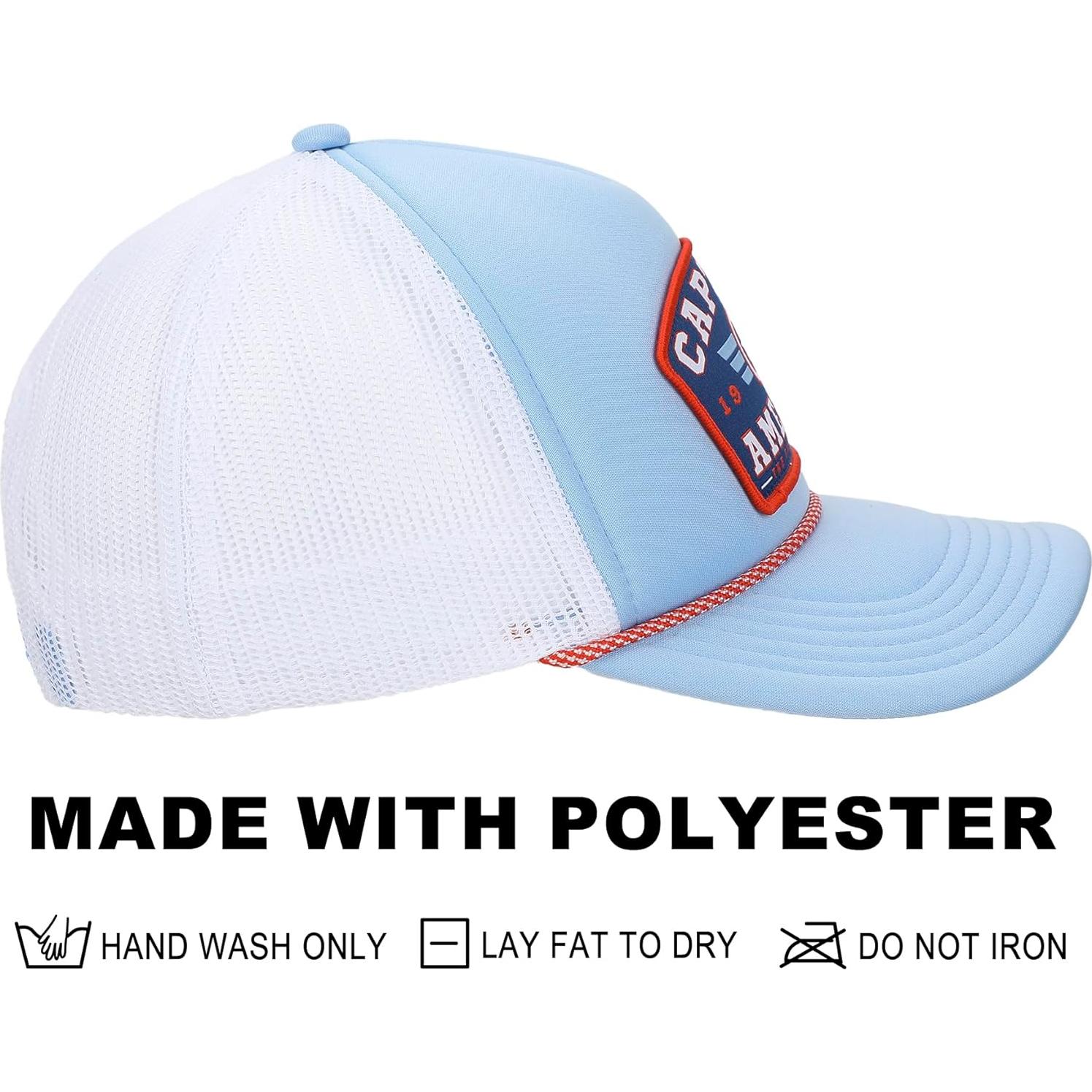 Gorra Trucker Azul Capitán América Marvel Unisex