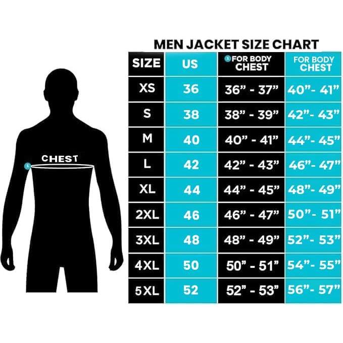 Chaleco de Cuero Militar para Hombres III-Fashions Grande