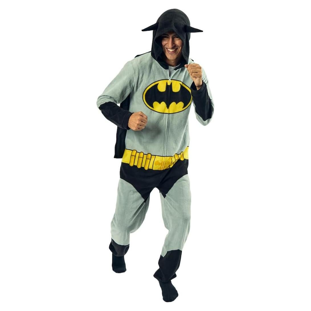Traje de Una Pieza Batman Bioworld para Hombre con Capucha