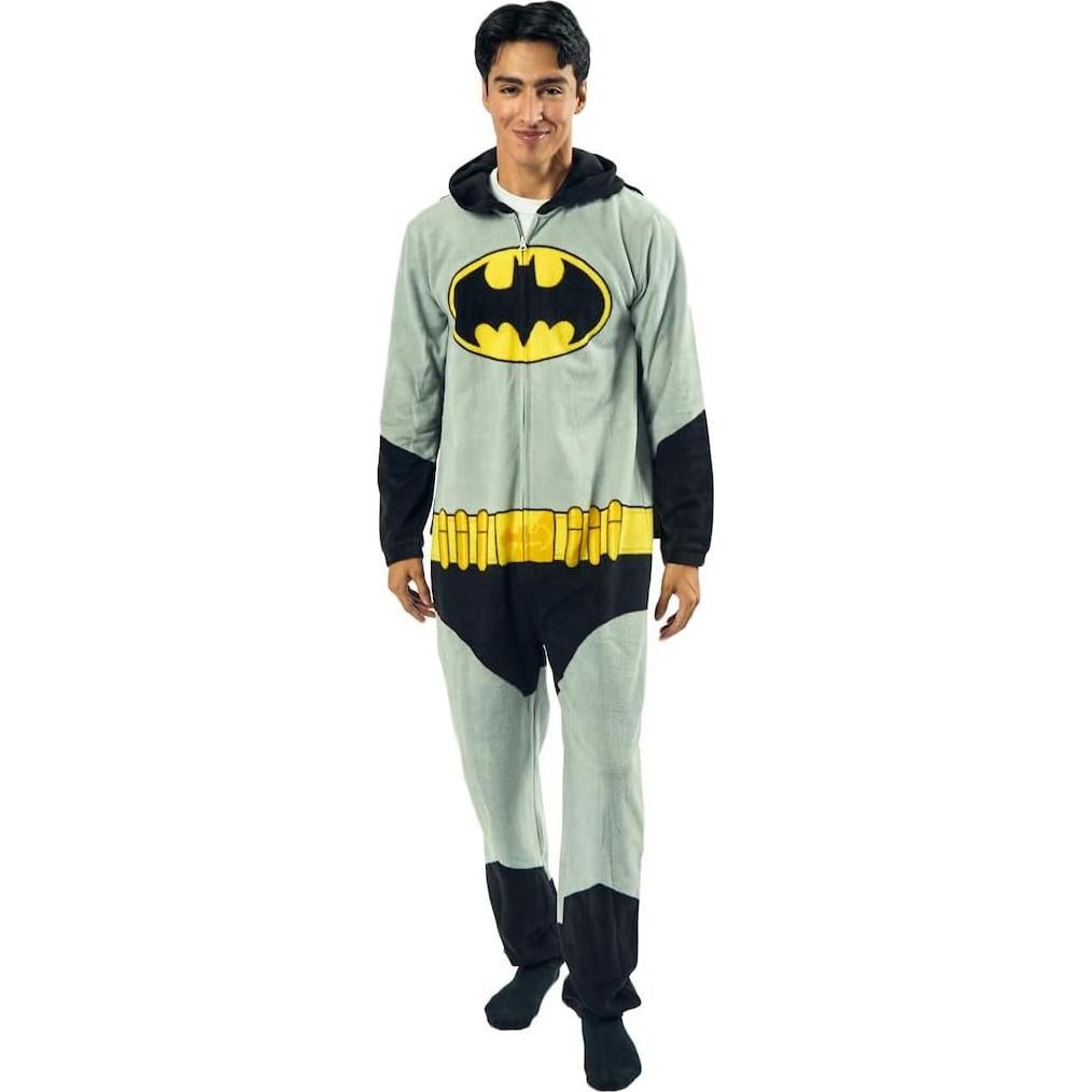 Traje de Una Pieza Batman Bioworld para Hombre con Capucha