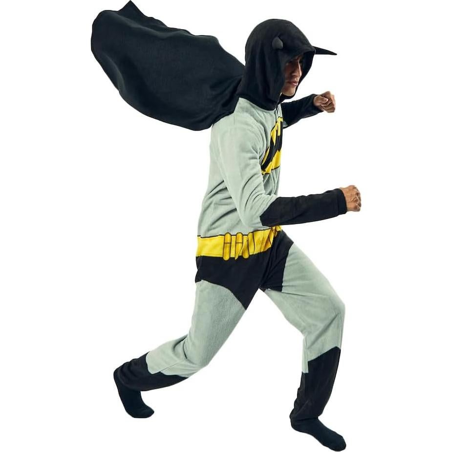 Traje de Una Pieza Batman Bioworld para Hombre con Capucha