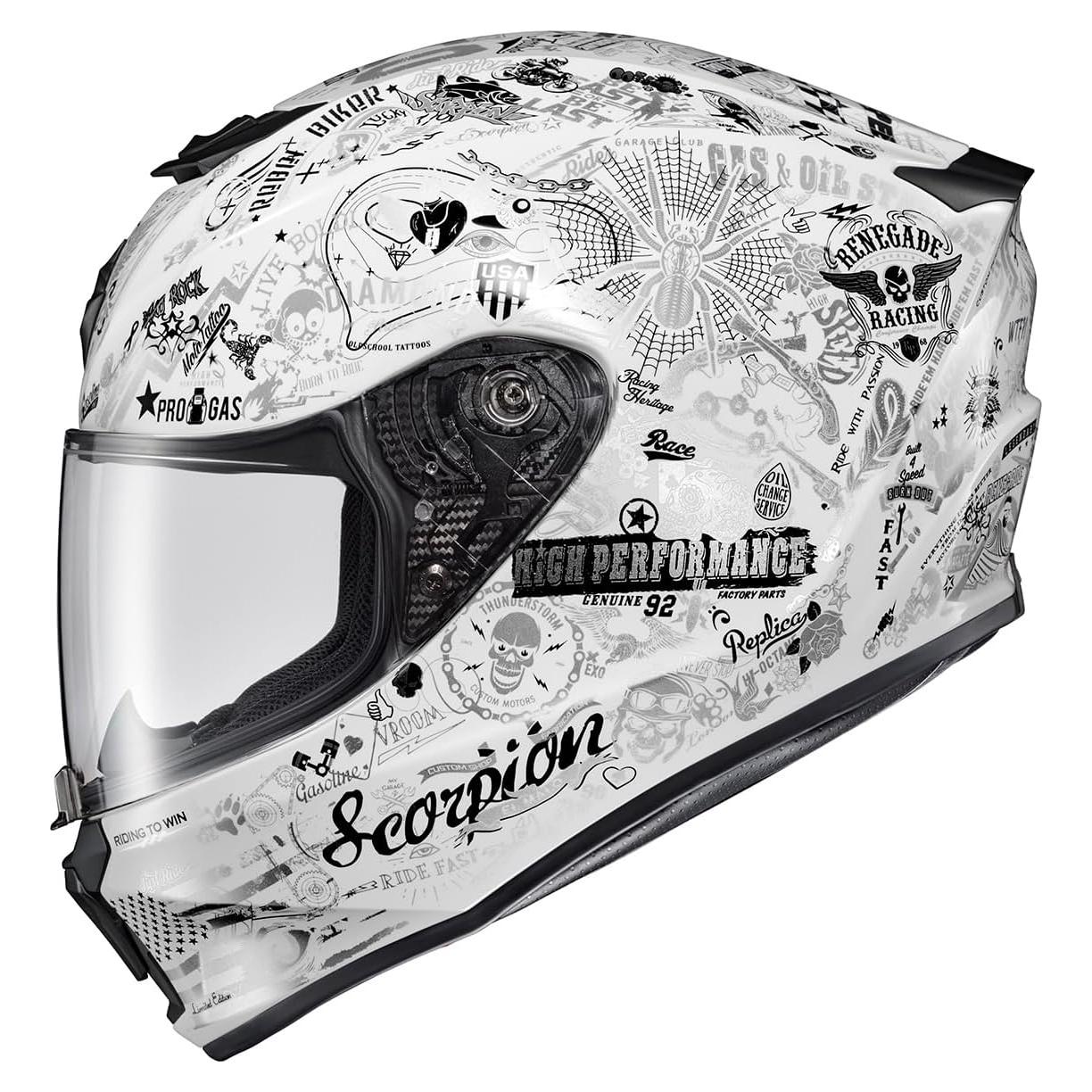 Casco Integral ScorpionEXO R420 X-Grande para Motocicleta