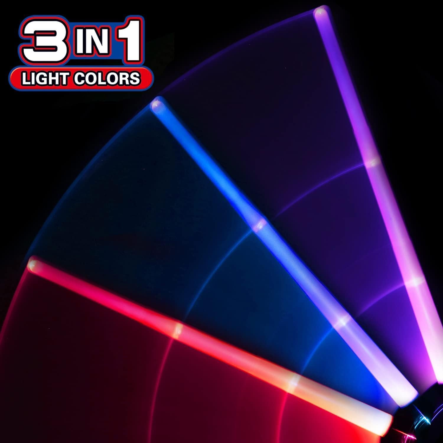 Conjunto de Espadas Iluminadas 2-en-1 Bakatatoyz LED 83 cm