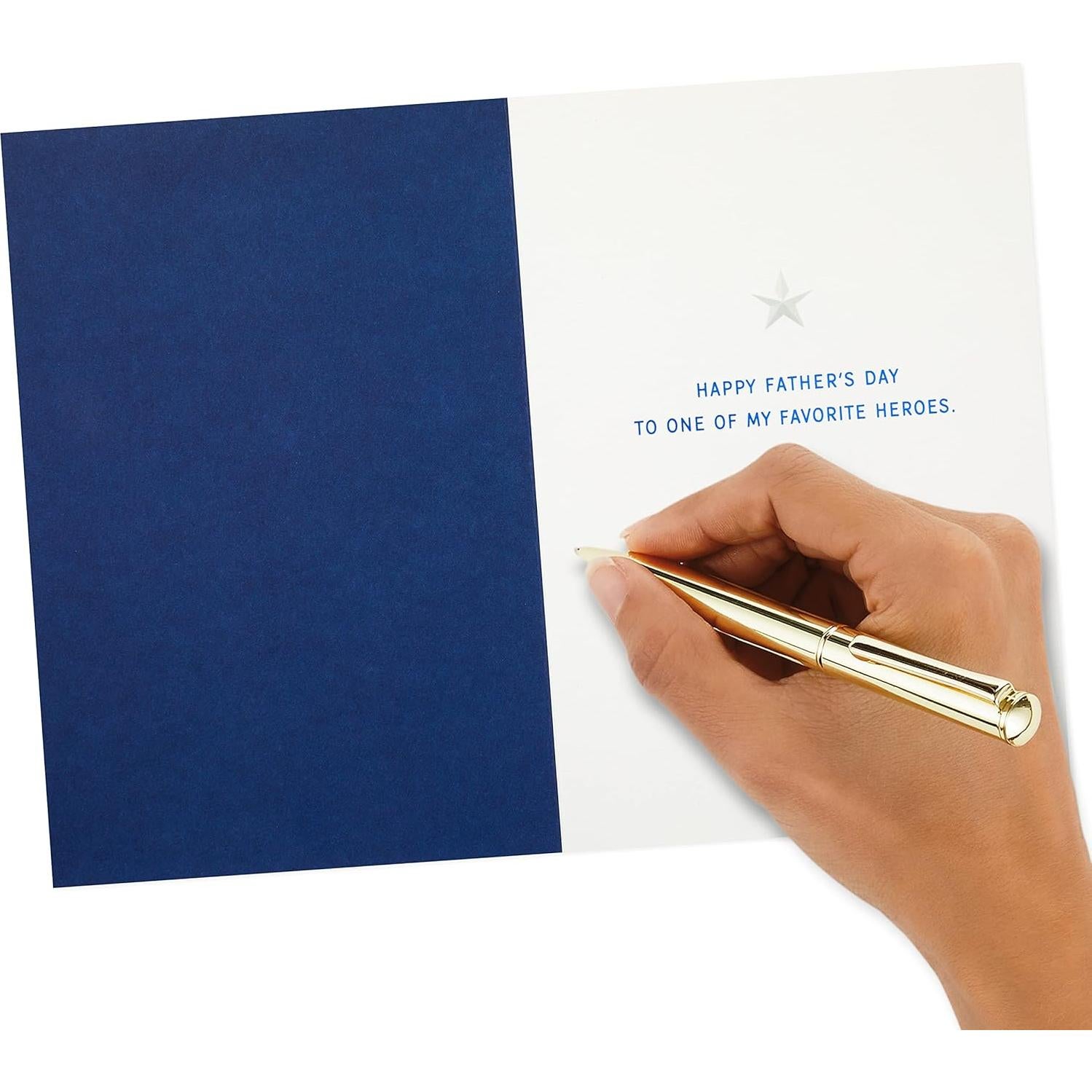 Tarjeta del Día del Padre Hallmark Signature Capitán América