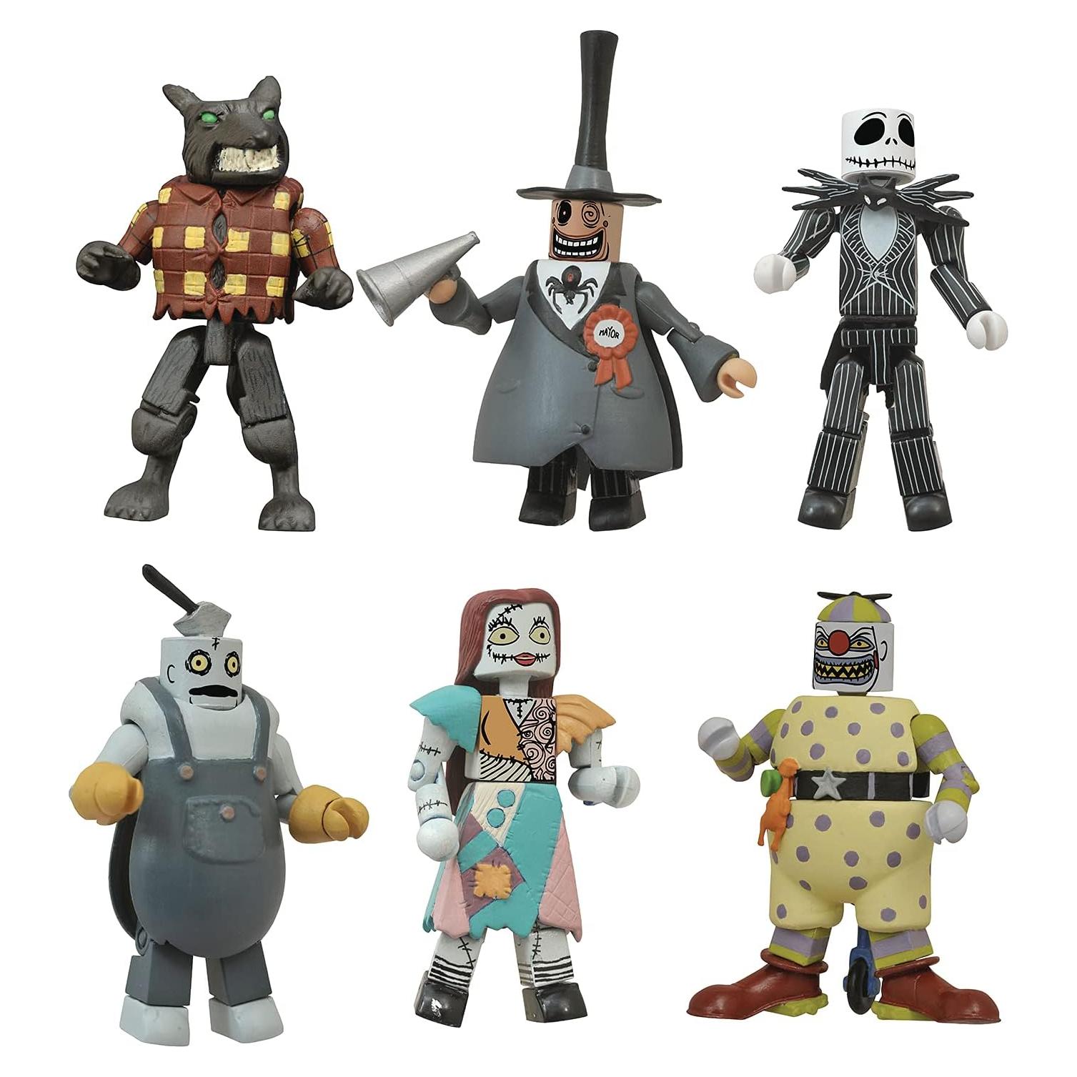 Set de Mini-Figuras Minimates Diamond Select The Nightmare Before Christmas