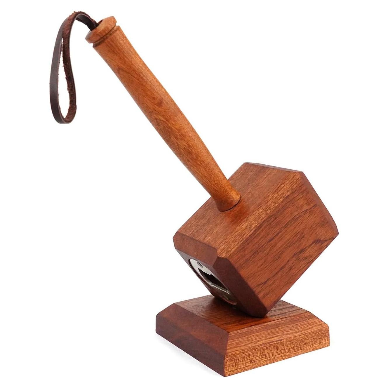 Abrebotellas magnético de madera Jansfuren - Martillo 18 cm