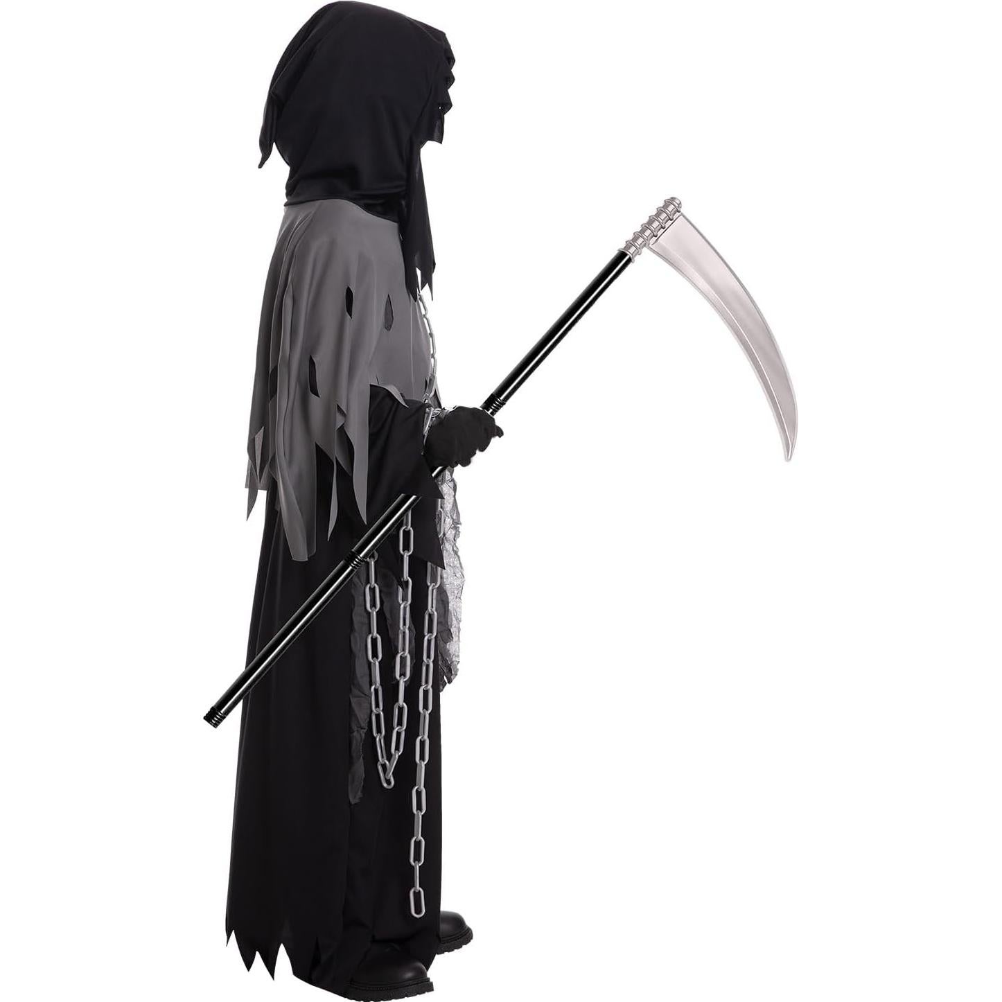 Disfraz de Grim Reaper para Niños Lomesion - Halloween 8-10 años