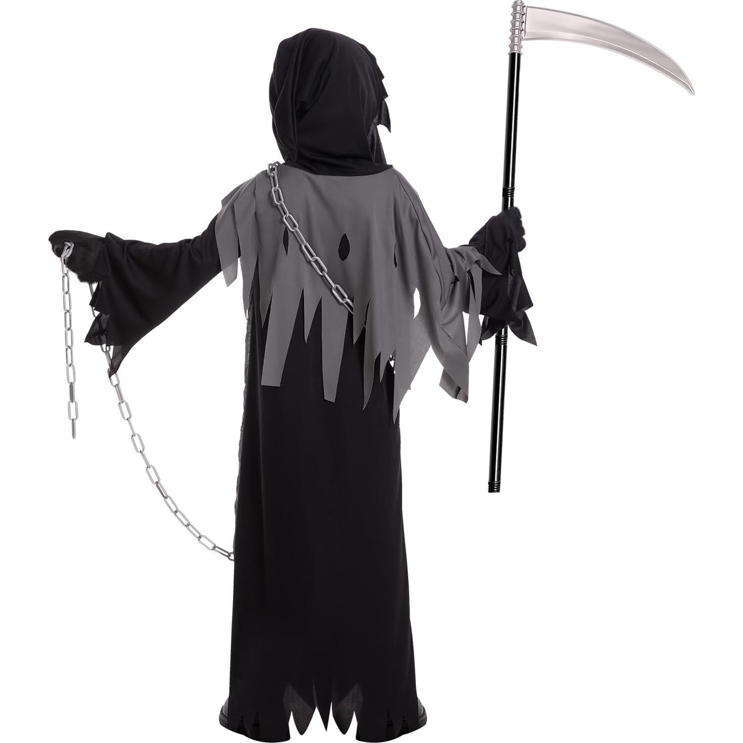 Disfraz de Grim Reaper para Niños Lomesion - Halloween 8-10 años