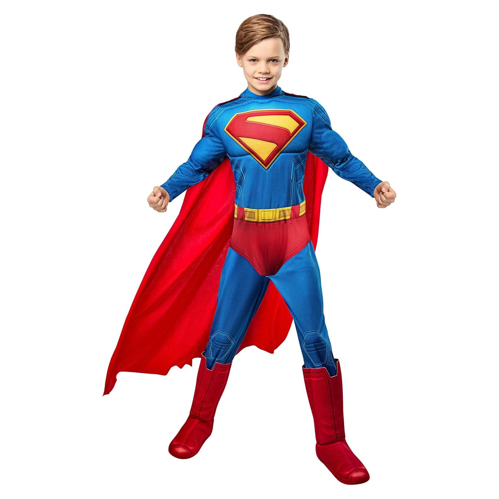 Disfraz Deluxe Superman Rubies para Niños Talla Mediana