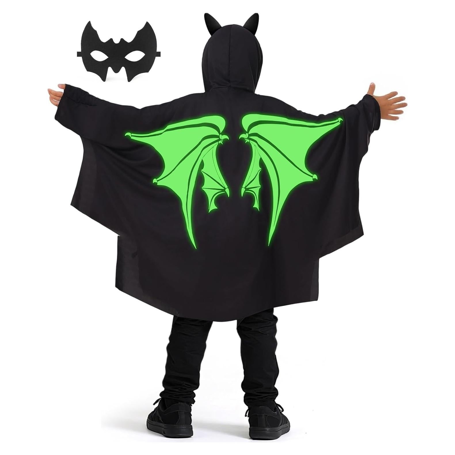 Disfraz de Murciélago Brillante para Niños Latocos - Talla S