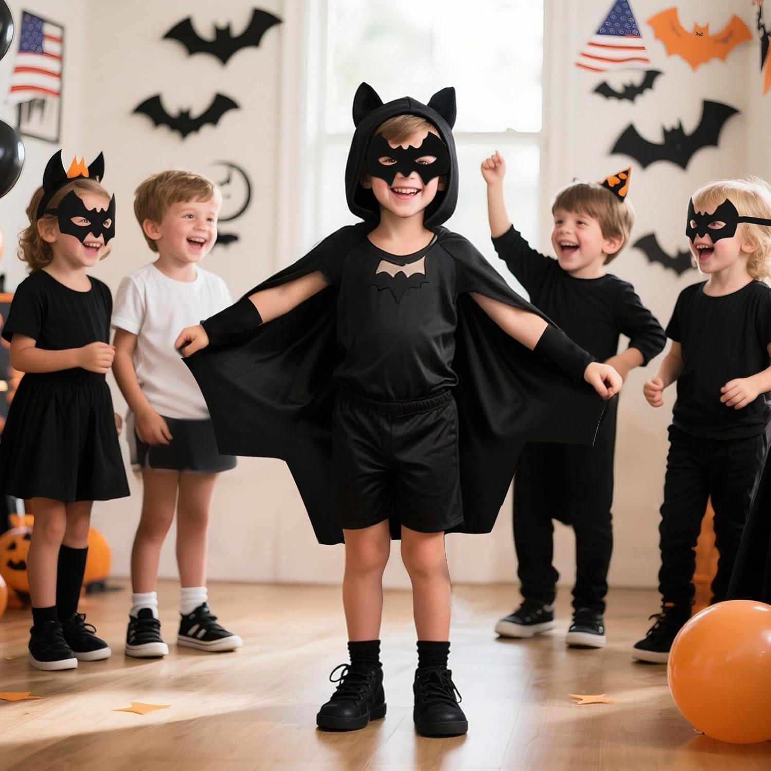 Disfraz de Murciélago Brillante para Niños Latocos - Talla S