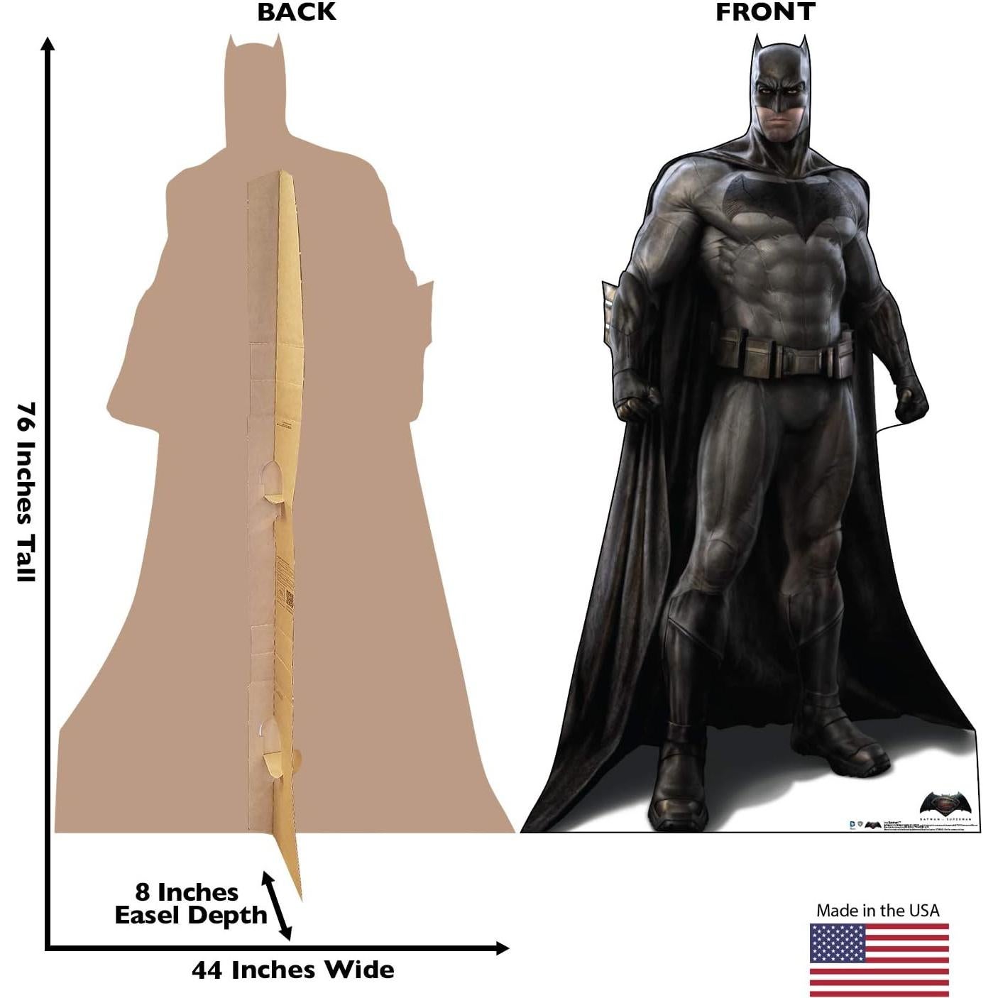 Recorte de cartón Batman 76x44 cm - Cardboard People