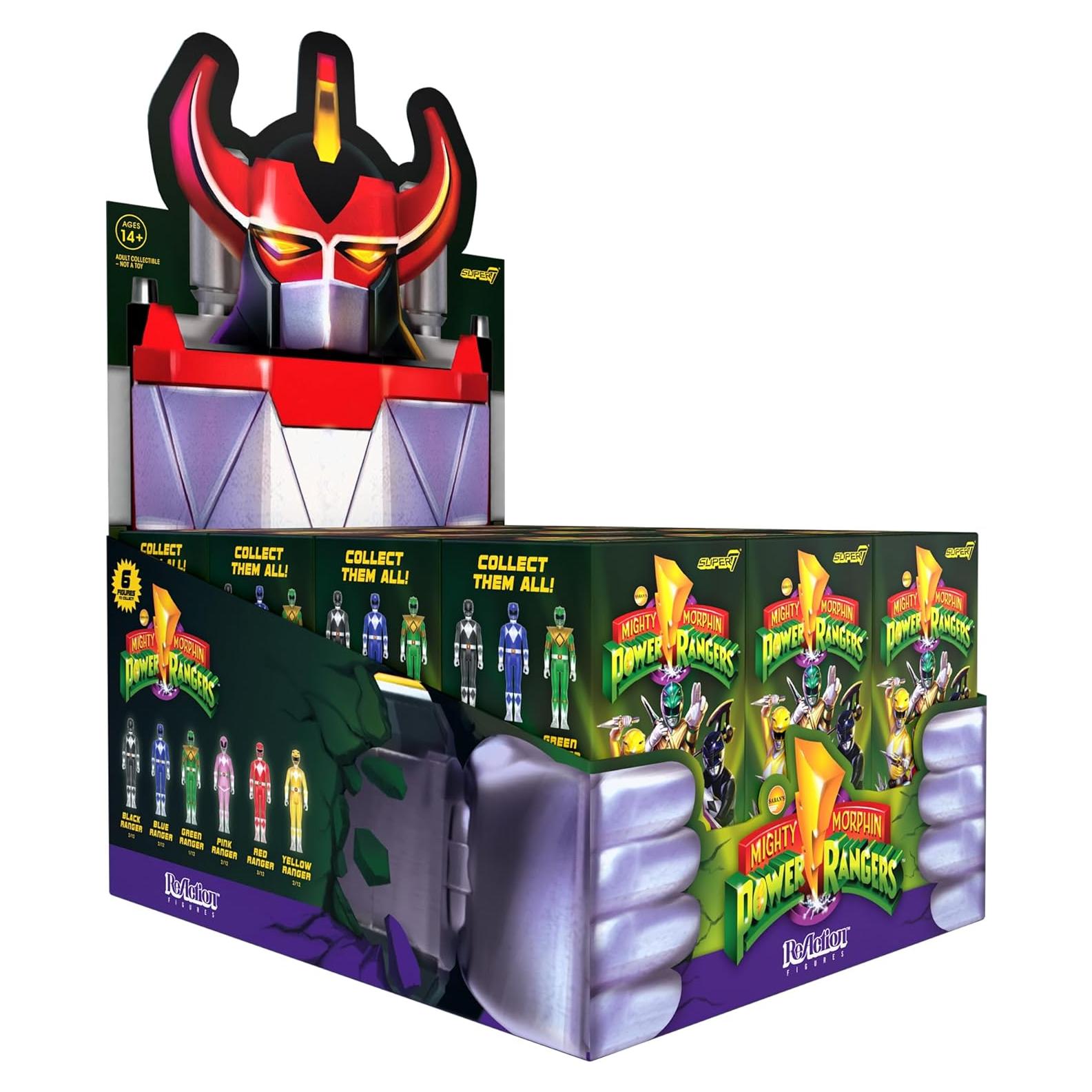 Caja Sorpresa Super7 Mighty Morphin Power Rangers - 12 Figuras