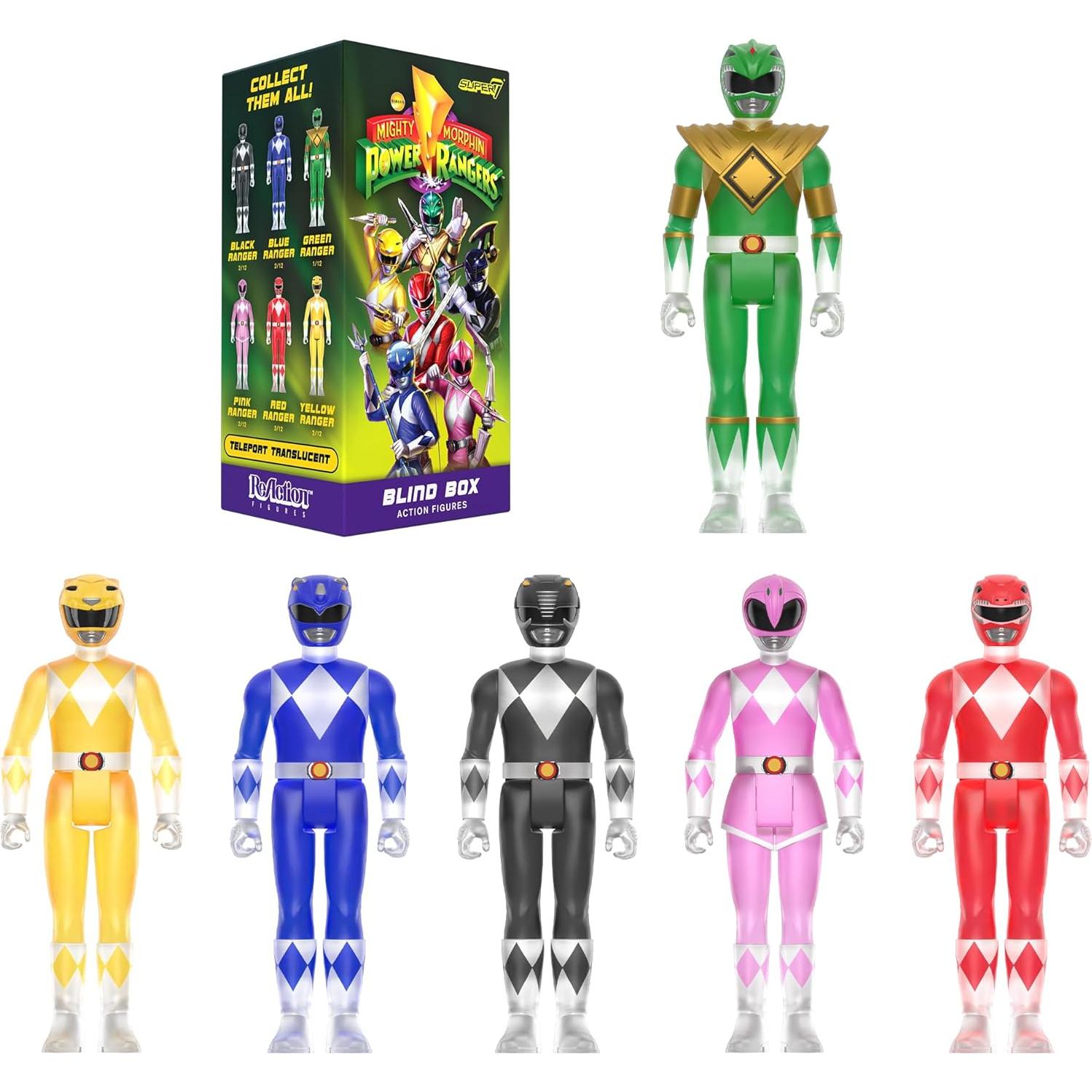 Caja Sorpresa Super7 Mighty Morphin Power Rangers - 12 Figuras