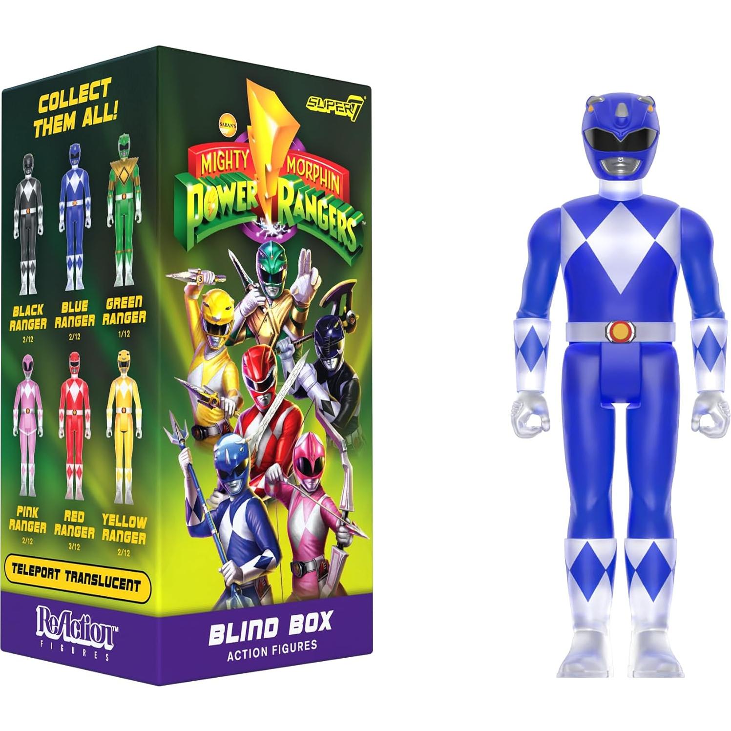 Caja Sorpresa Super7 Mighty Morphin Power Rangers - 12 Figuras