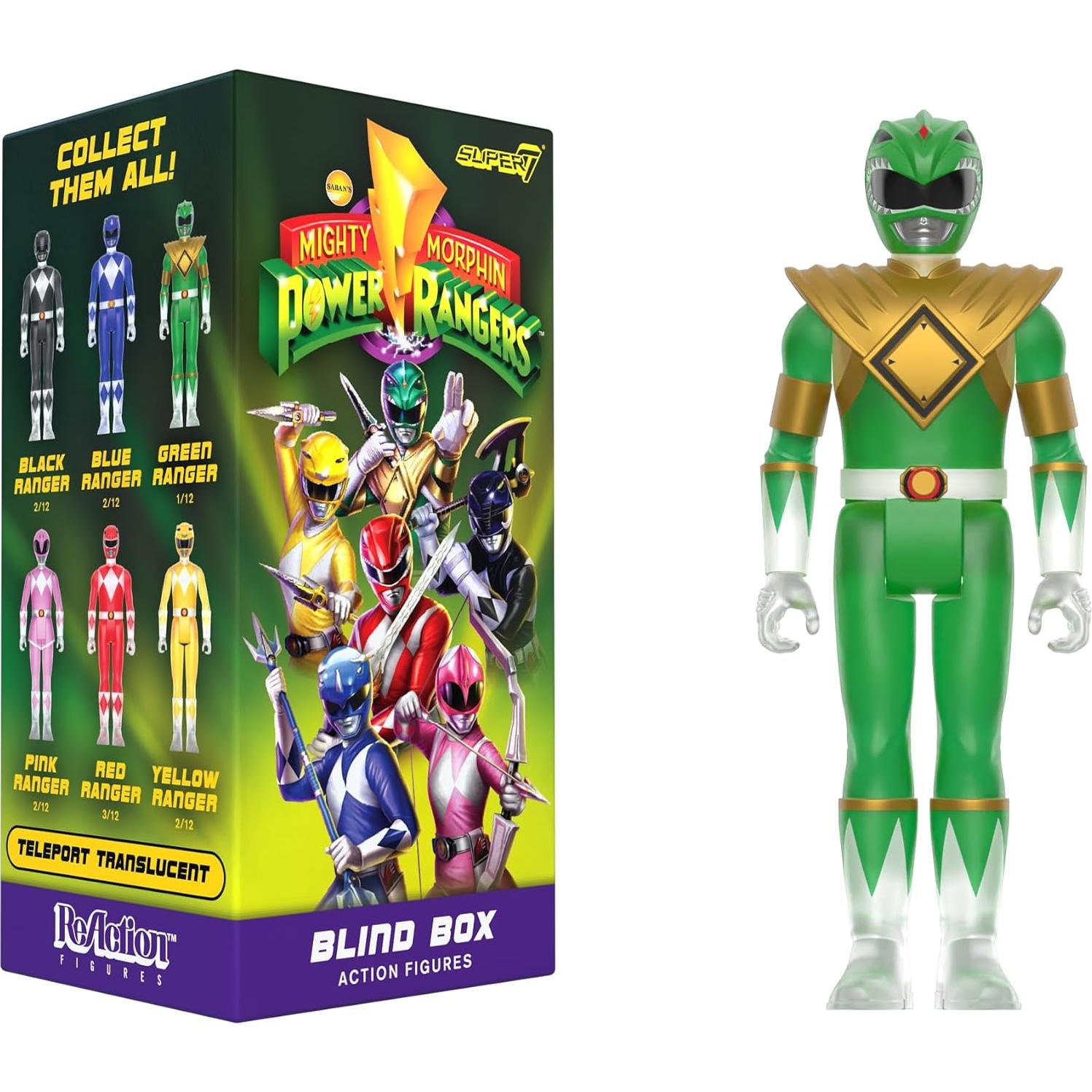 Caja Sorpresa Super7 Mighty Morphin Power Rangers - 12 Figuras