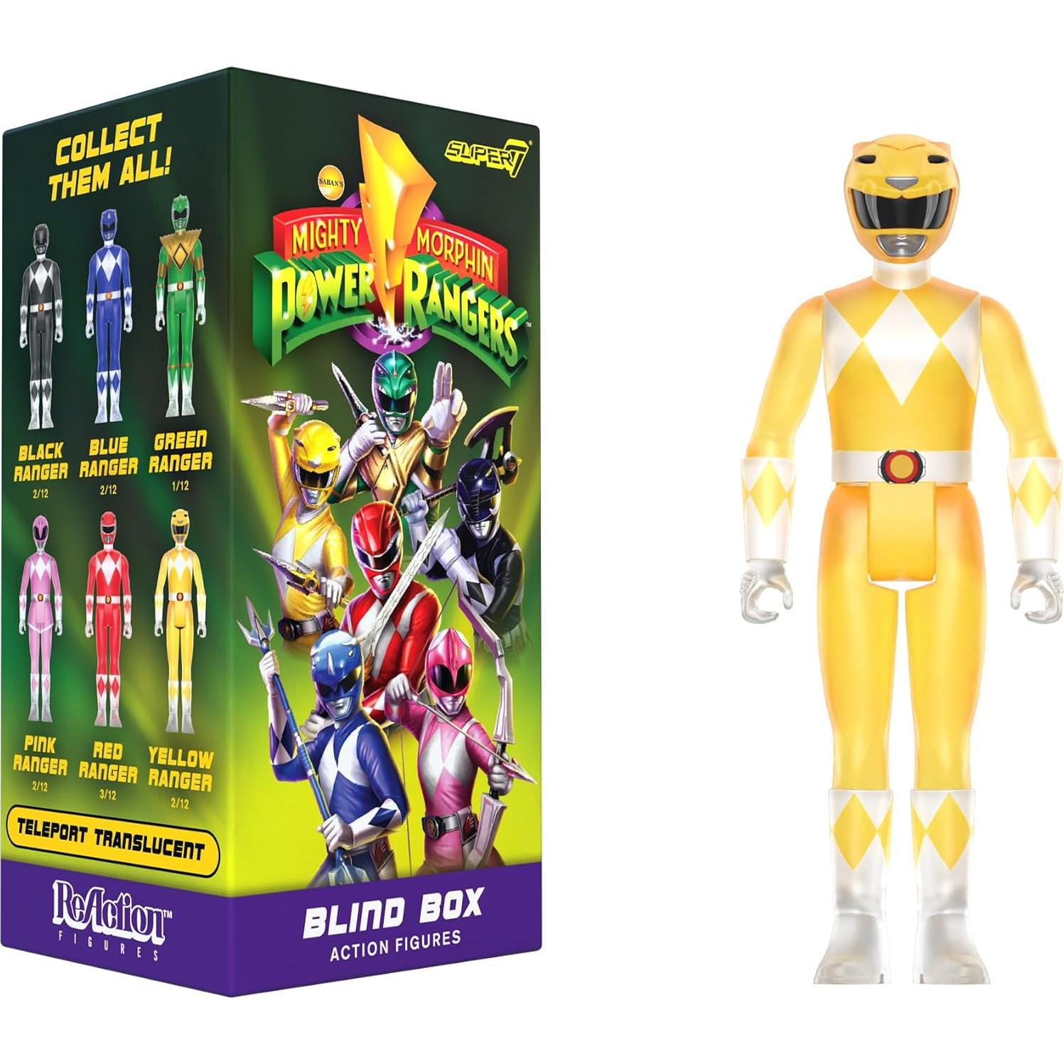 Caja Sorpresa Super7 Mighty Morphin Power Rangers - 12 Figuras