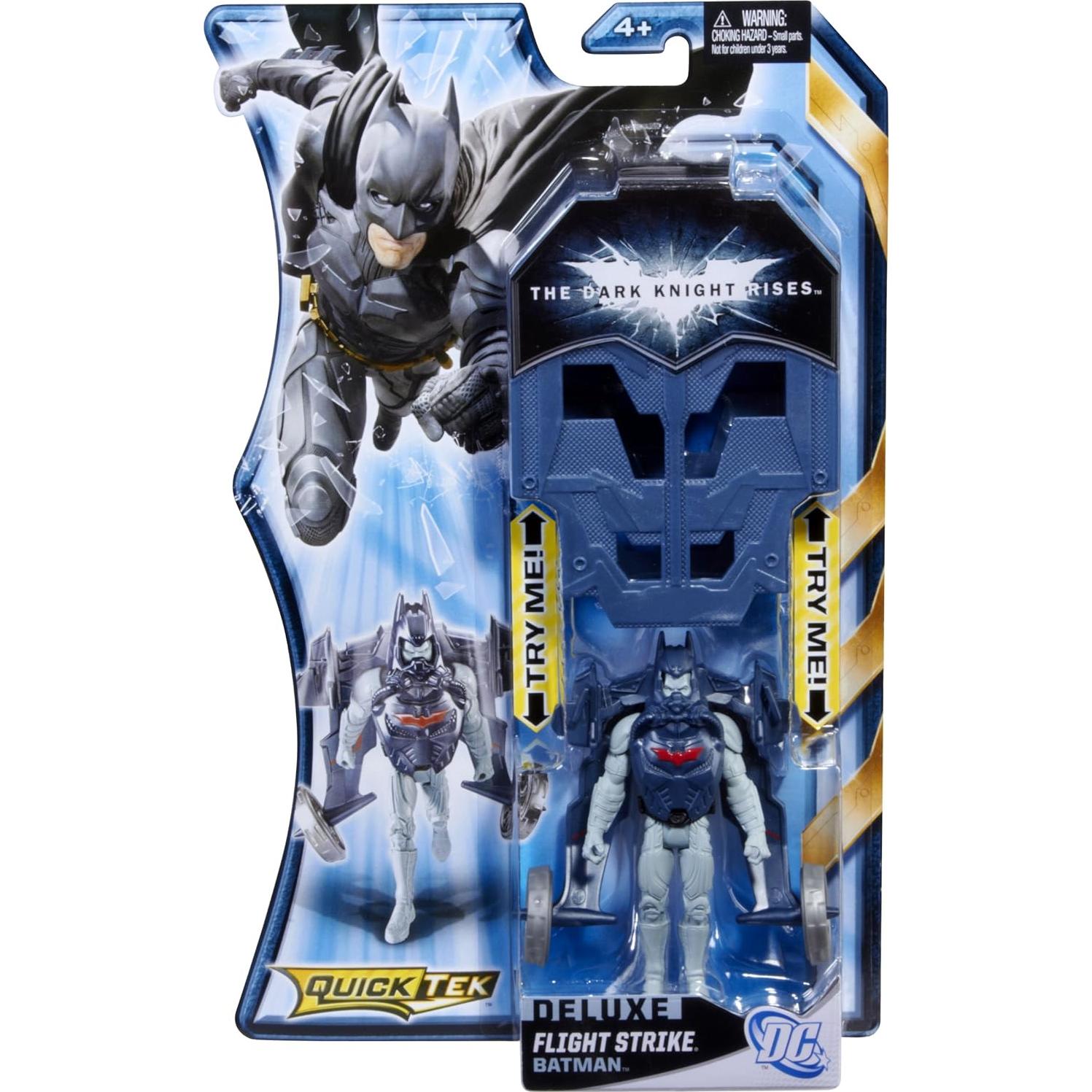 Figura Batman QuickTek Flight Strike Mattel 19.1x4.4x30.5cm