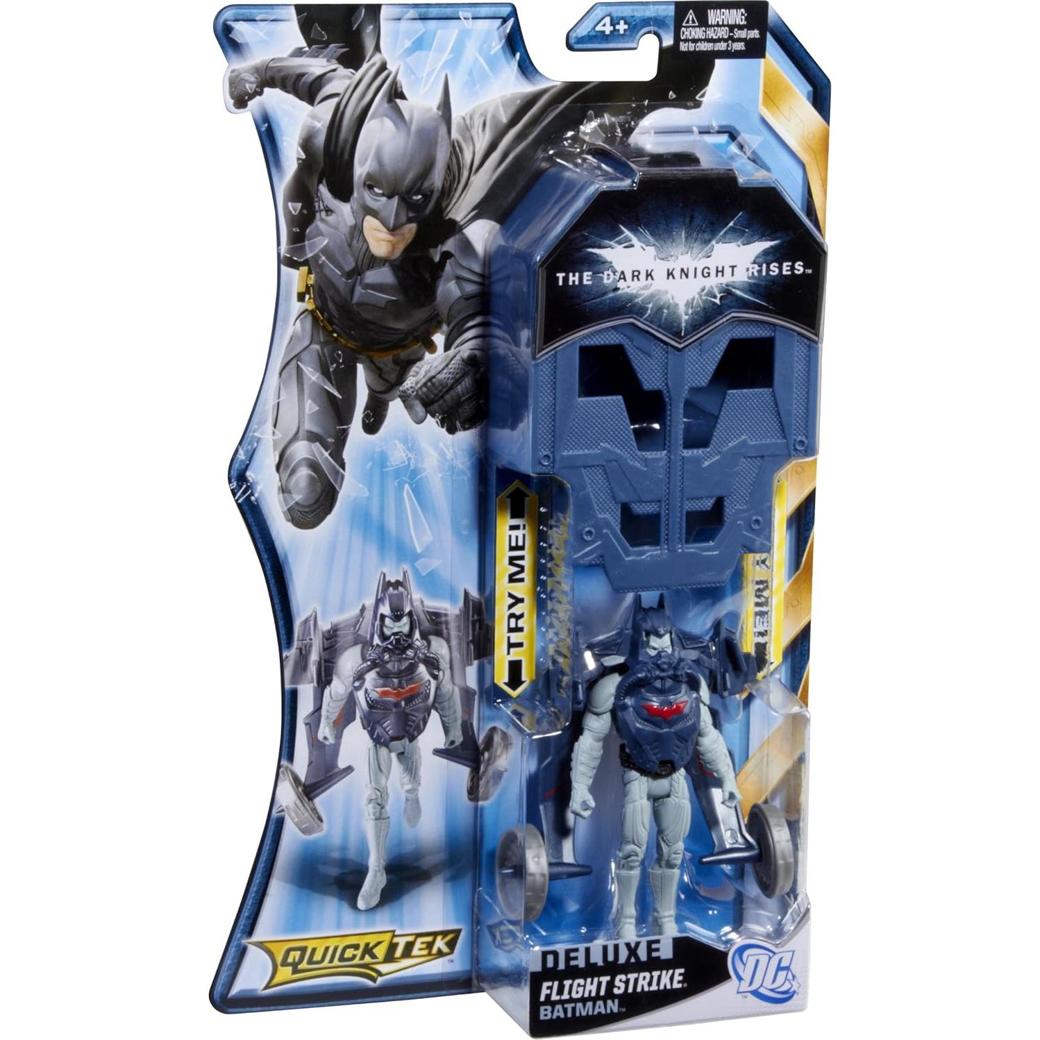 Figura Batman QuickTek Flight Strike Mattel 19.1x4.4x30.5cm