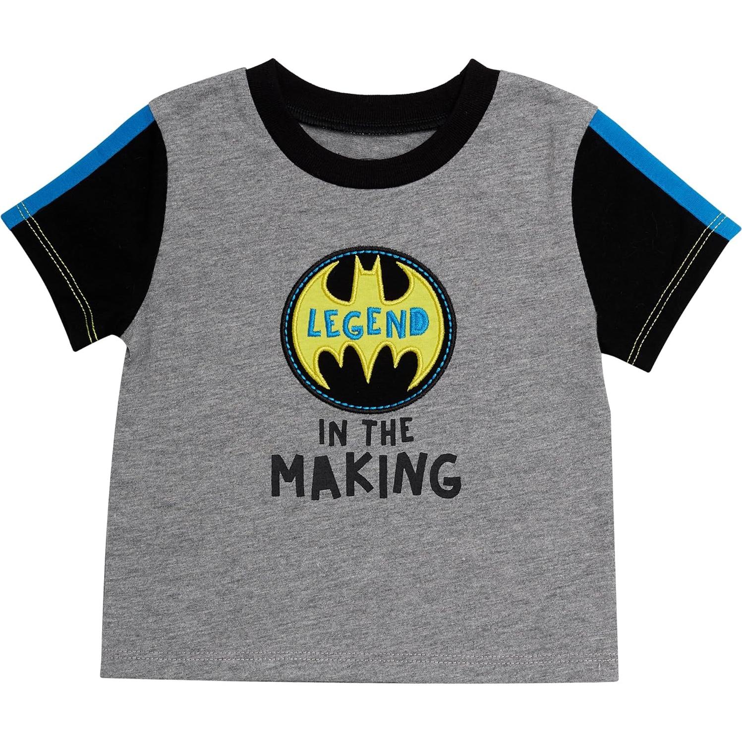 Conjunto de Ropa Batman 4 Piezas para Bebés 18 Meses