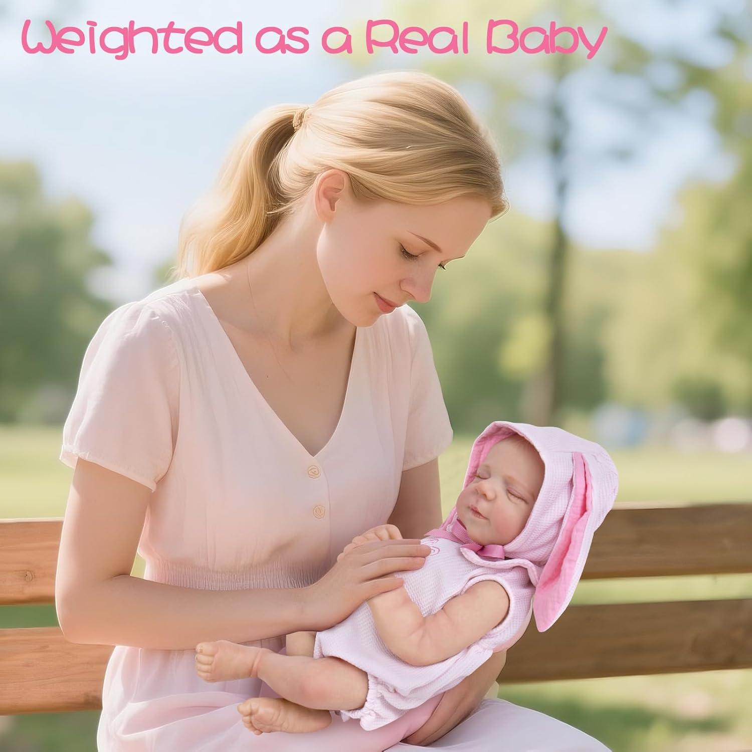 Muñeca Reborn Aori 20" (50.8 cm) Realista para Niñas 3+