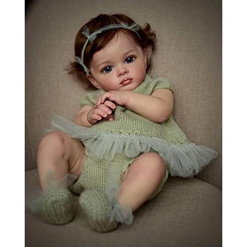 Muñeca Reborn Realista Angelbaby 60cm - Suave y Pesada