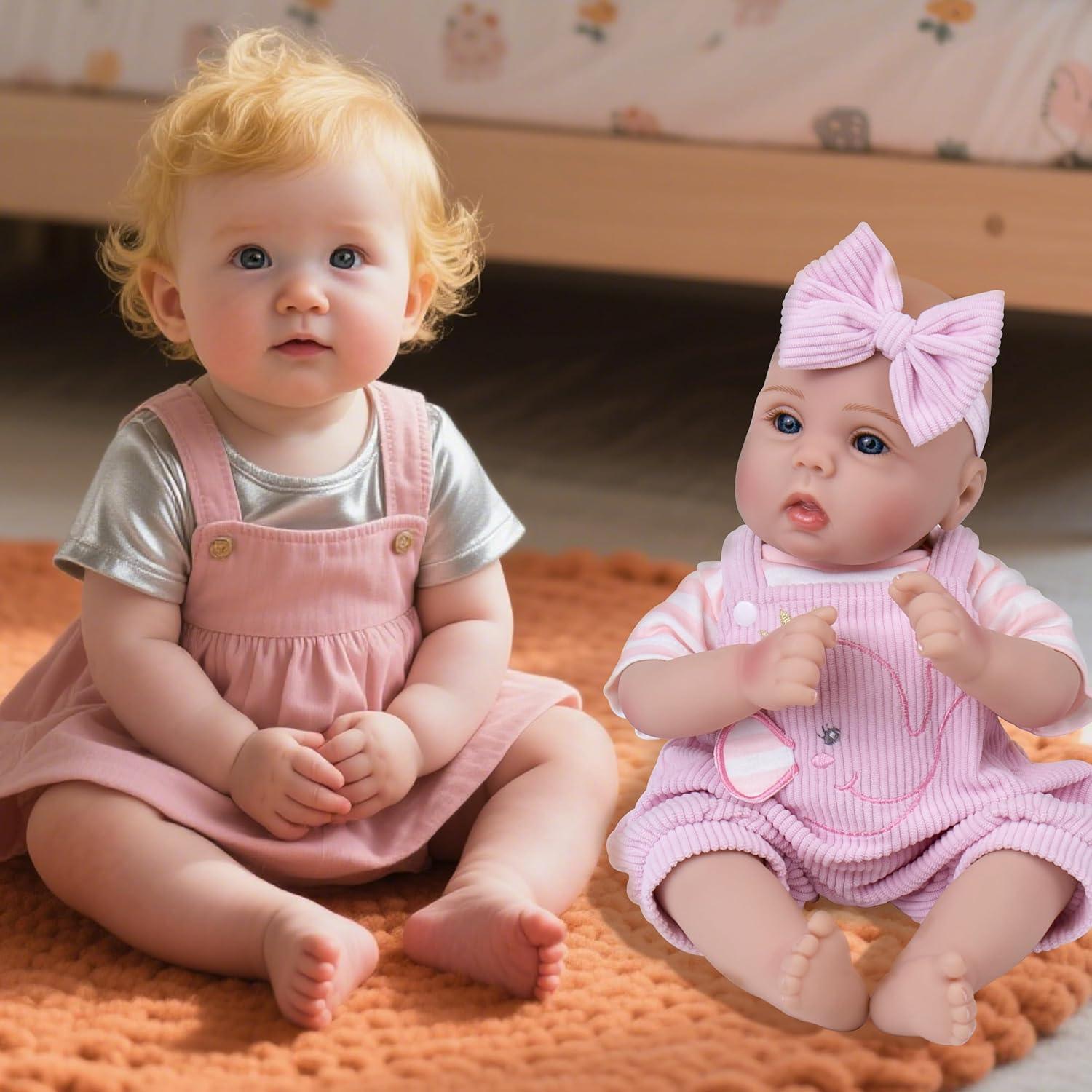 Muñeca Bebé Reborn Milidool 45.72 cm Realista con Ropa