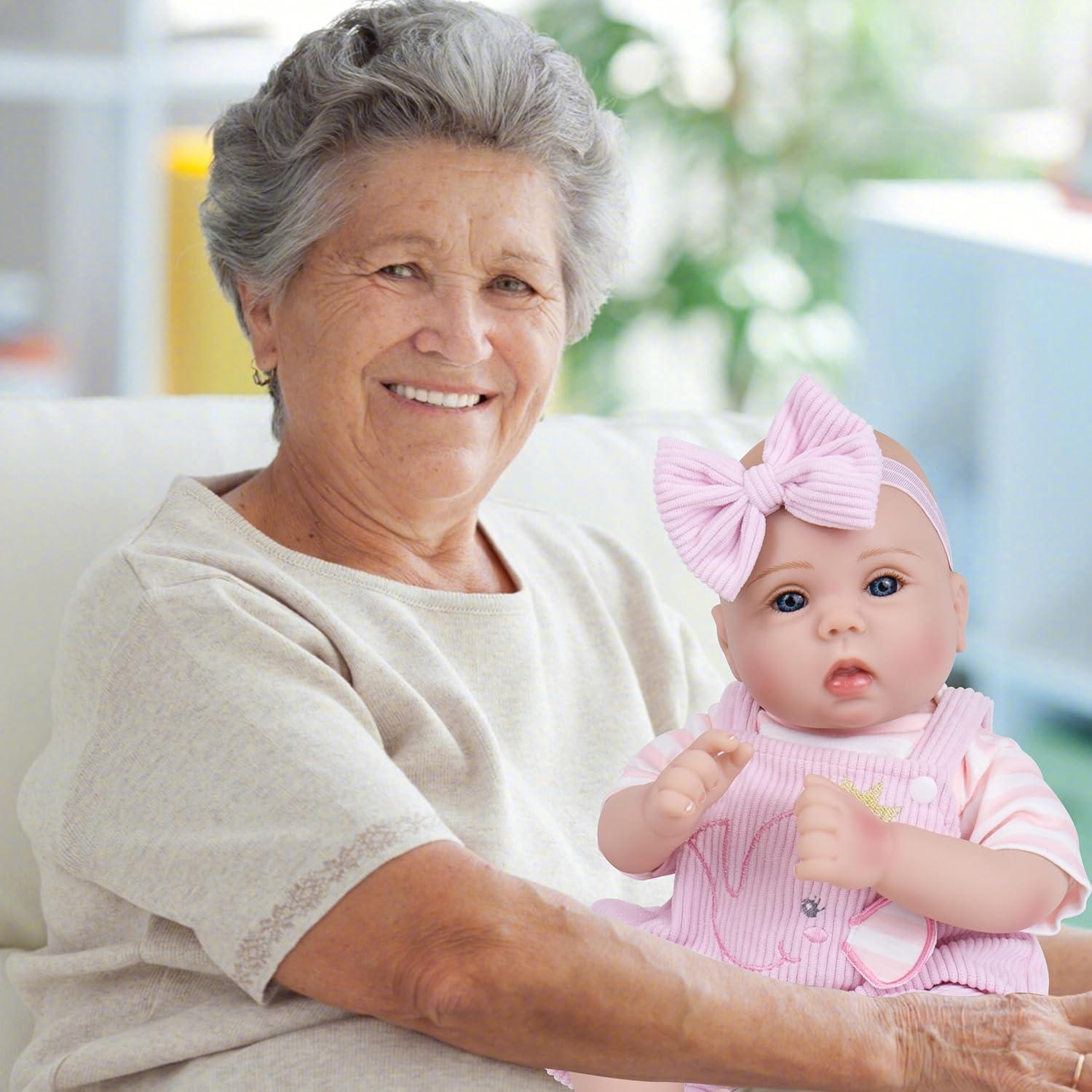 Muñeca Bebé Reborn Milidool 45.72 cm Realista con Ropa