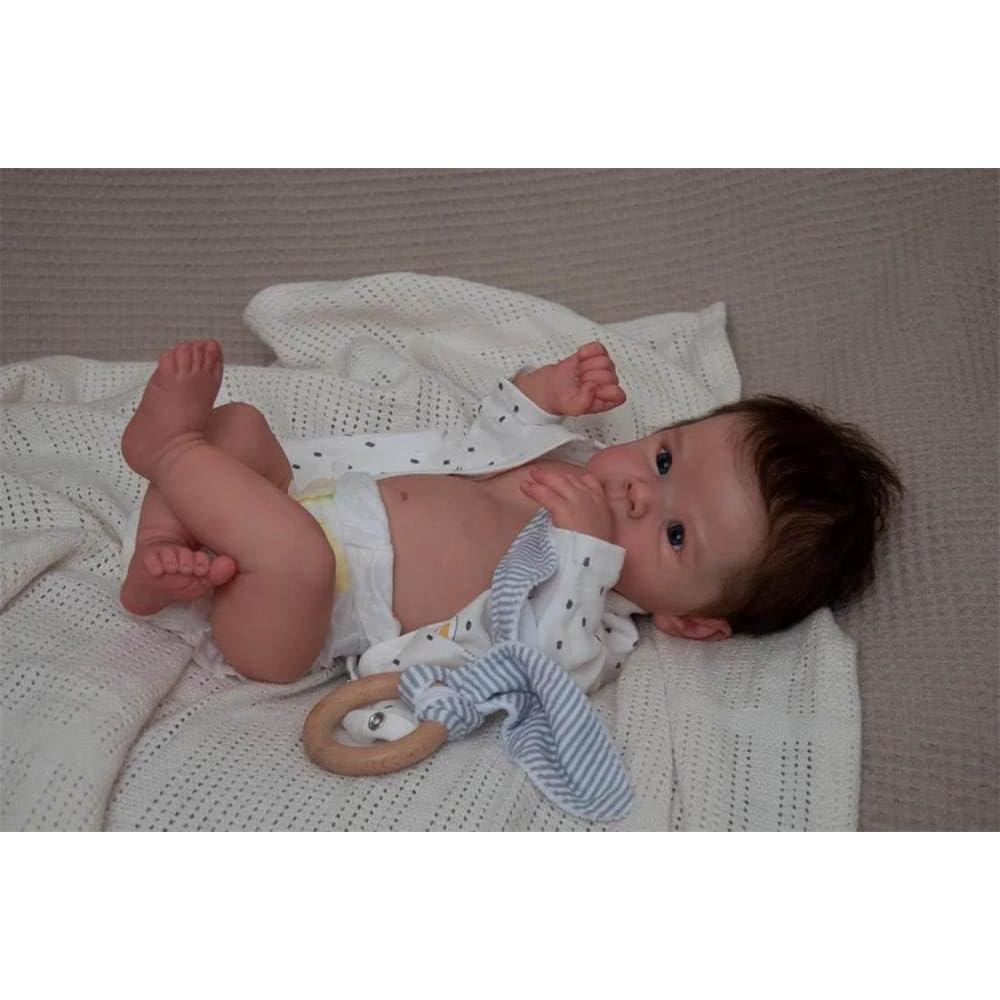 Muñeca Reborn Zero Pam 45 cm Silicona Completa Realista