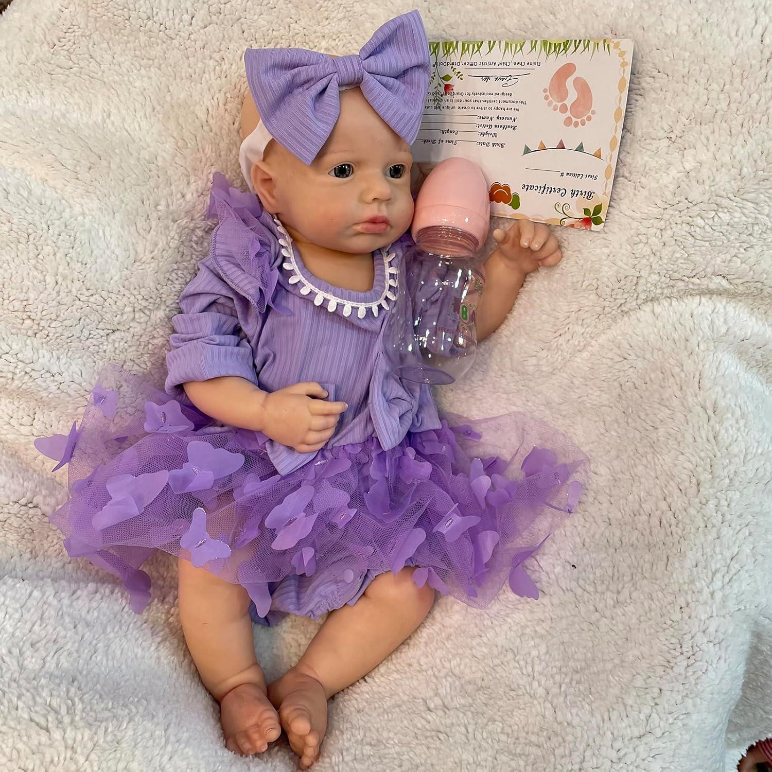 Muñeca Reborn de Silicona OtardDolls 45.72 cm Realista