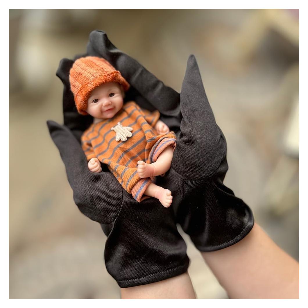 Muñeca de Silicona Reborn Abenduot 12.7 cm Ojos Marrones