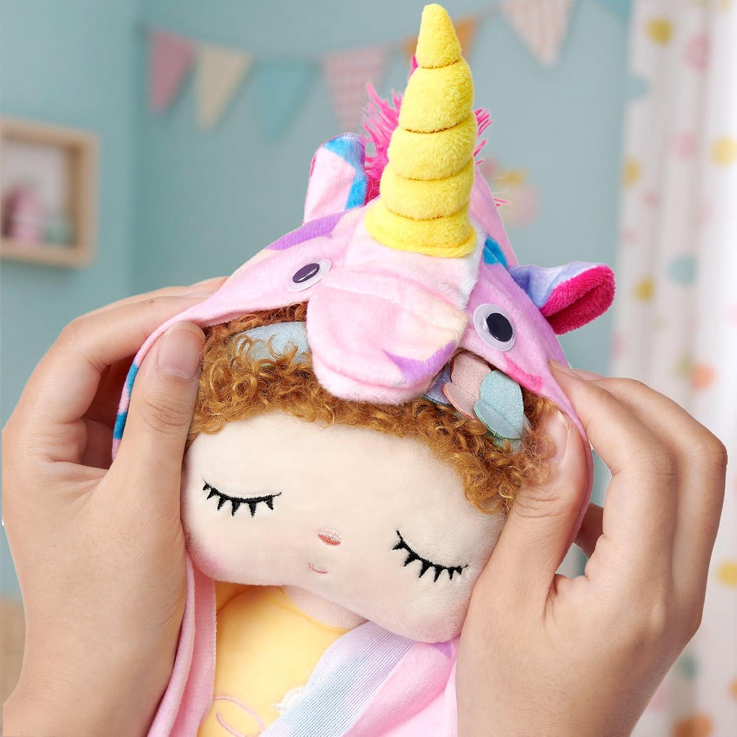 Muñeca de Trapo Golray 33cm con Accesorios para Niñas