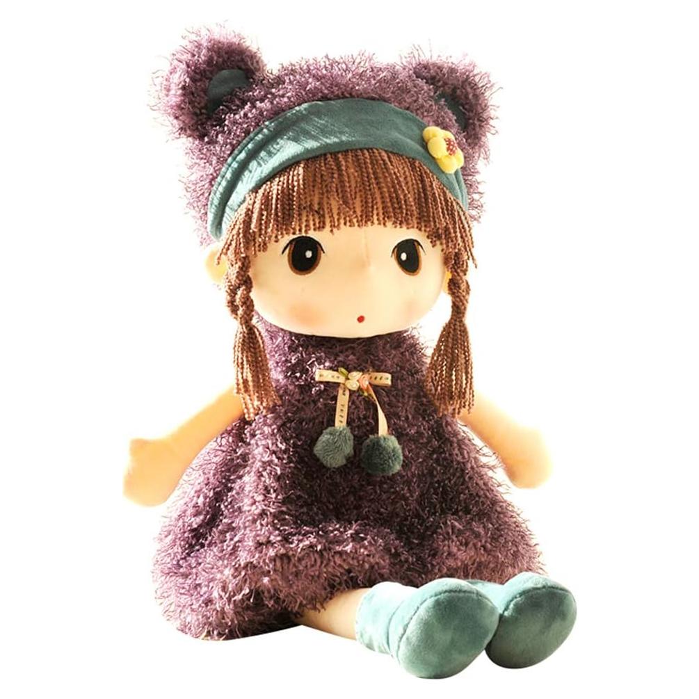 Muñeca de trapo ikasus 45 cm Suave para bebés y niñas