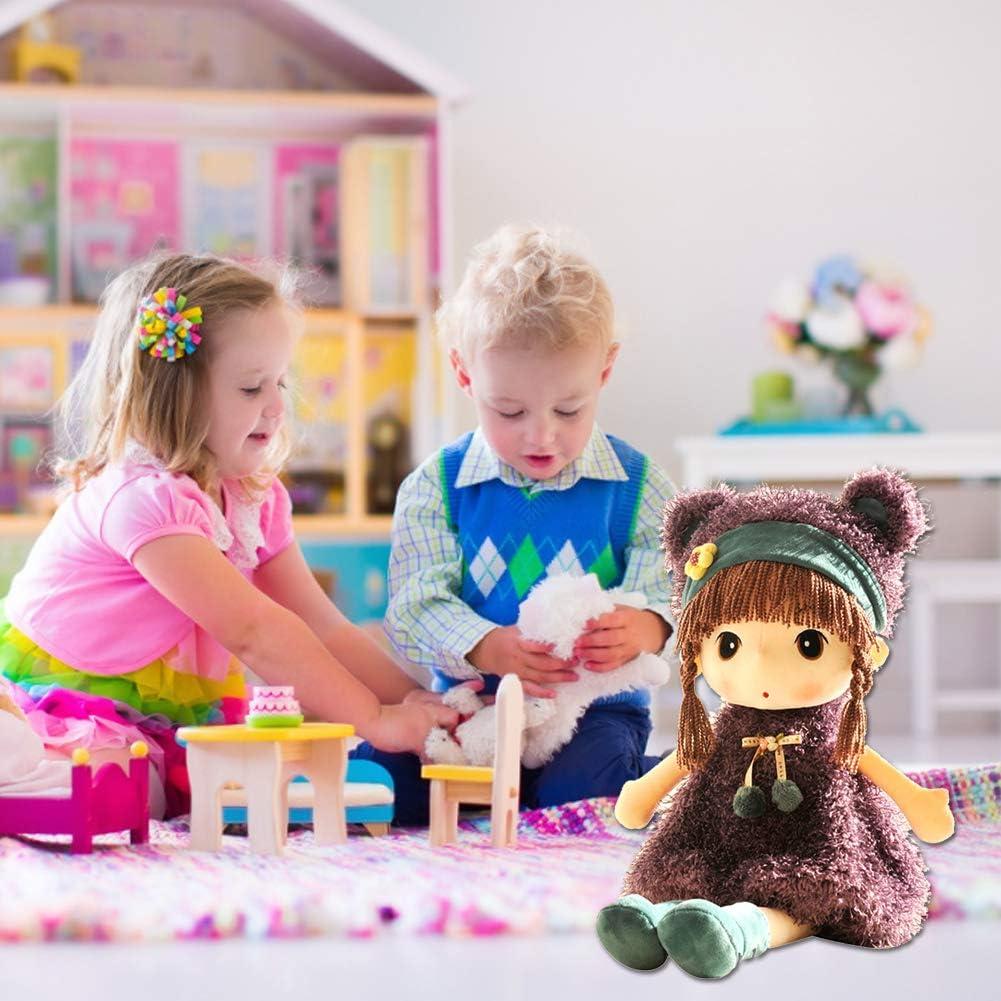 Muñeca de trapo ikasus 45 cm Suave para bebés y niñas